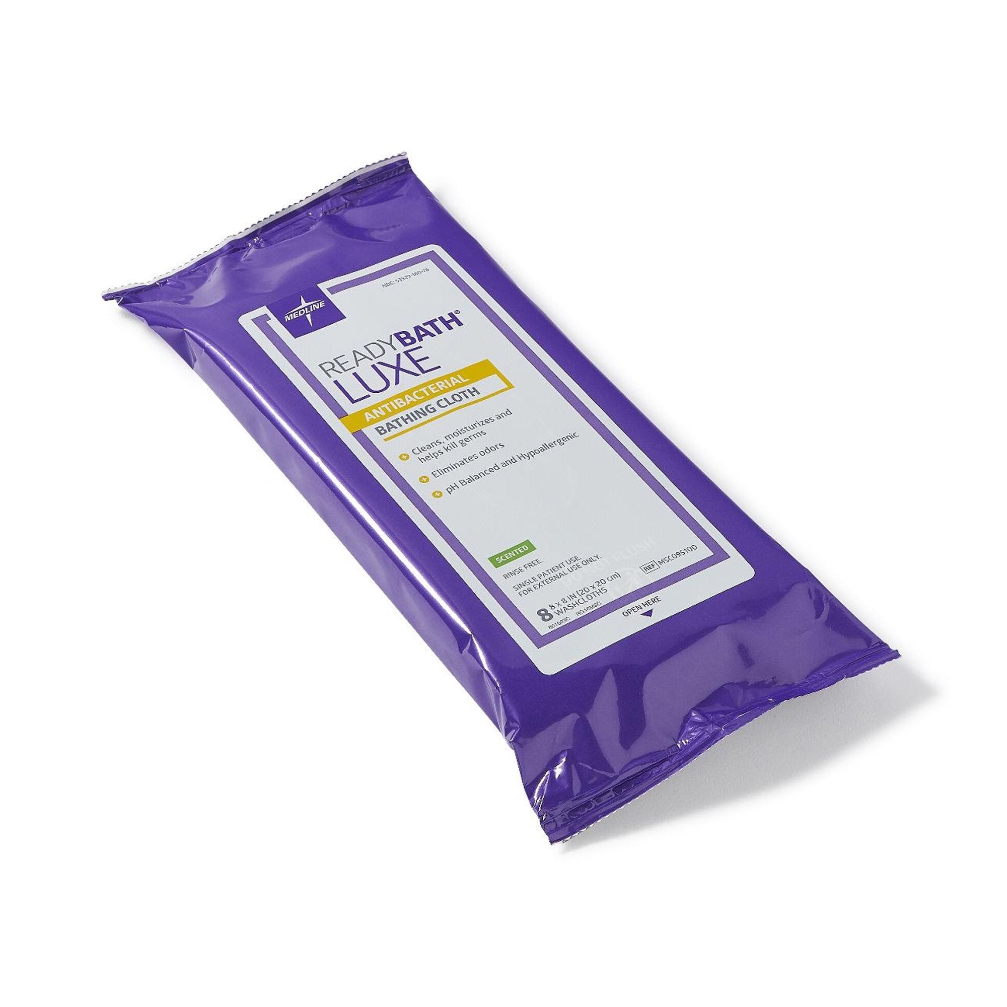 ReadyBath® Luxe Rinse-Free Bath Wipe, Soft Pack