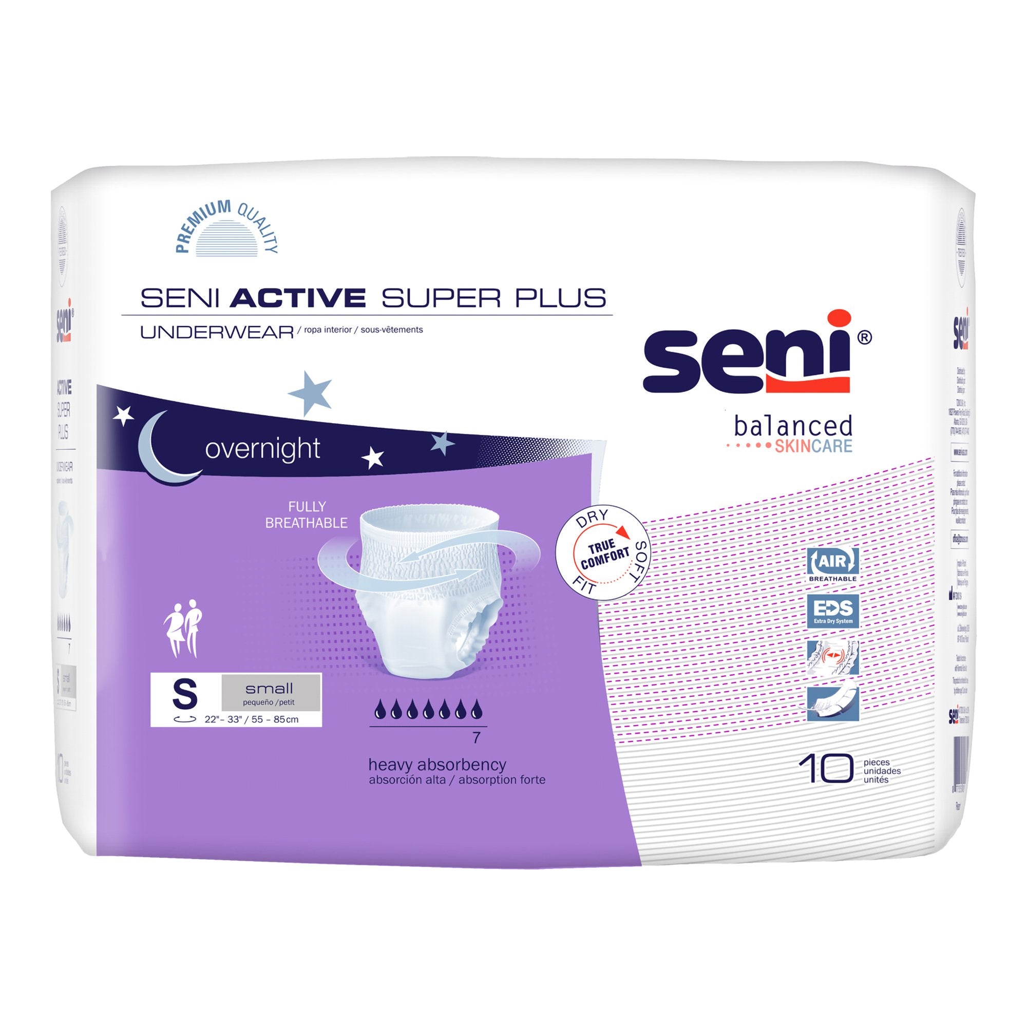 Seni® Active Super Plus Heavy Absorbent Underwear, Small