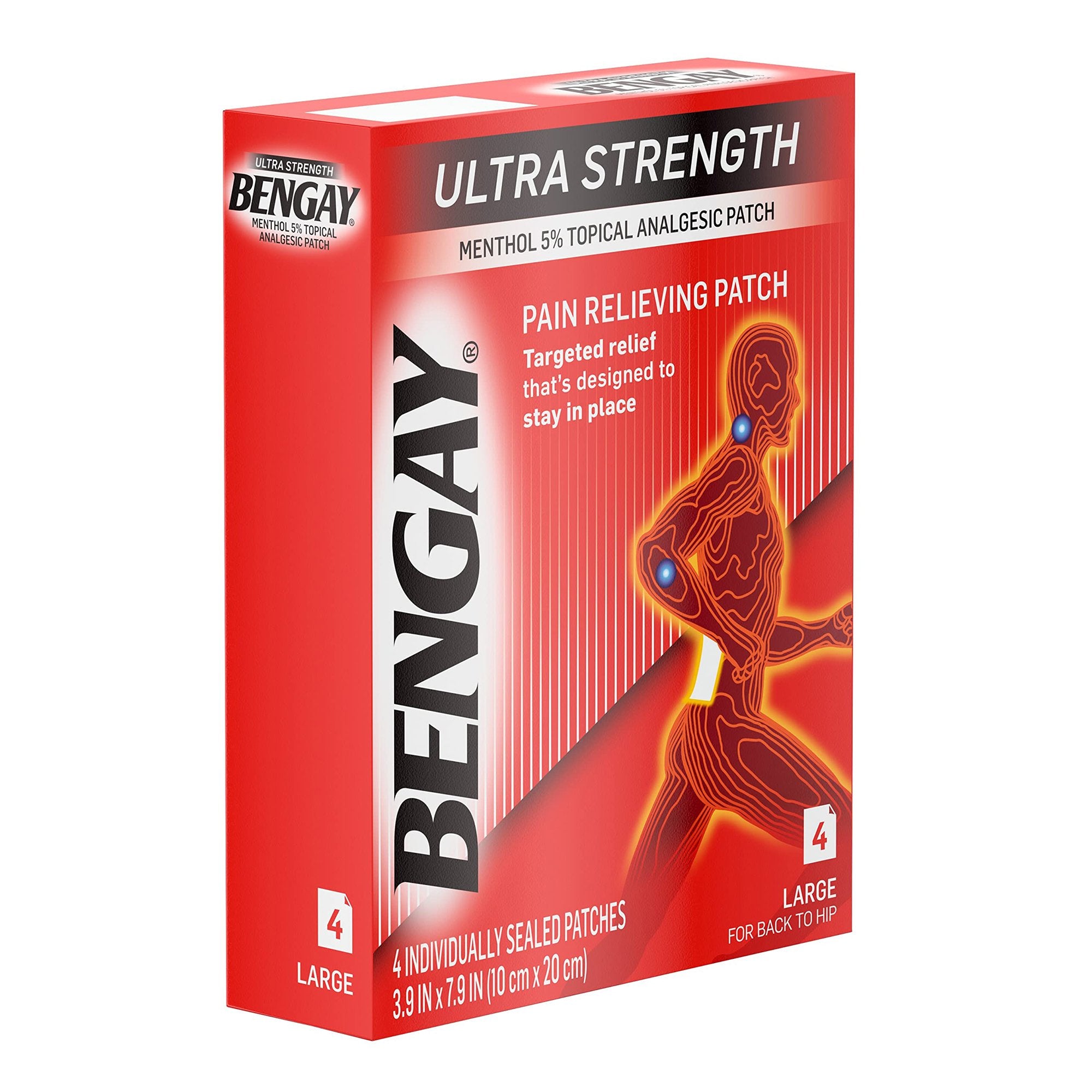 Bengay® Pain Relieving Patch Ultra Strength, Large Size