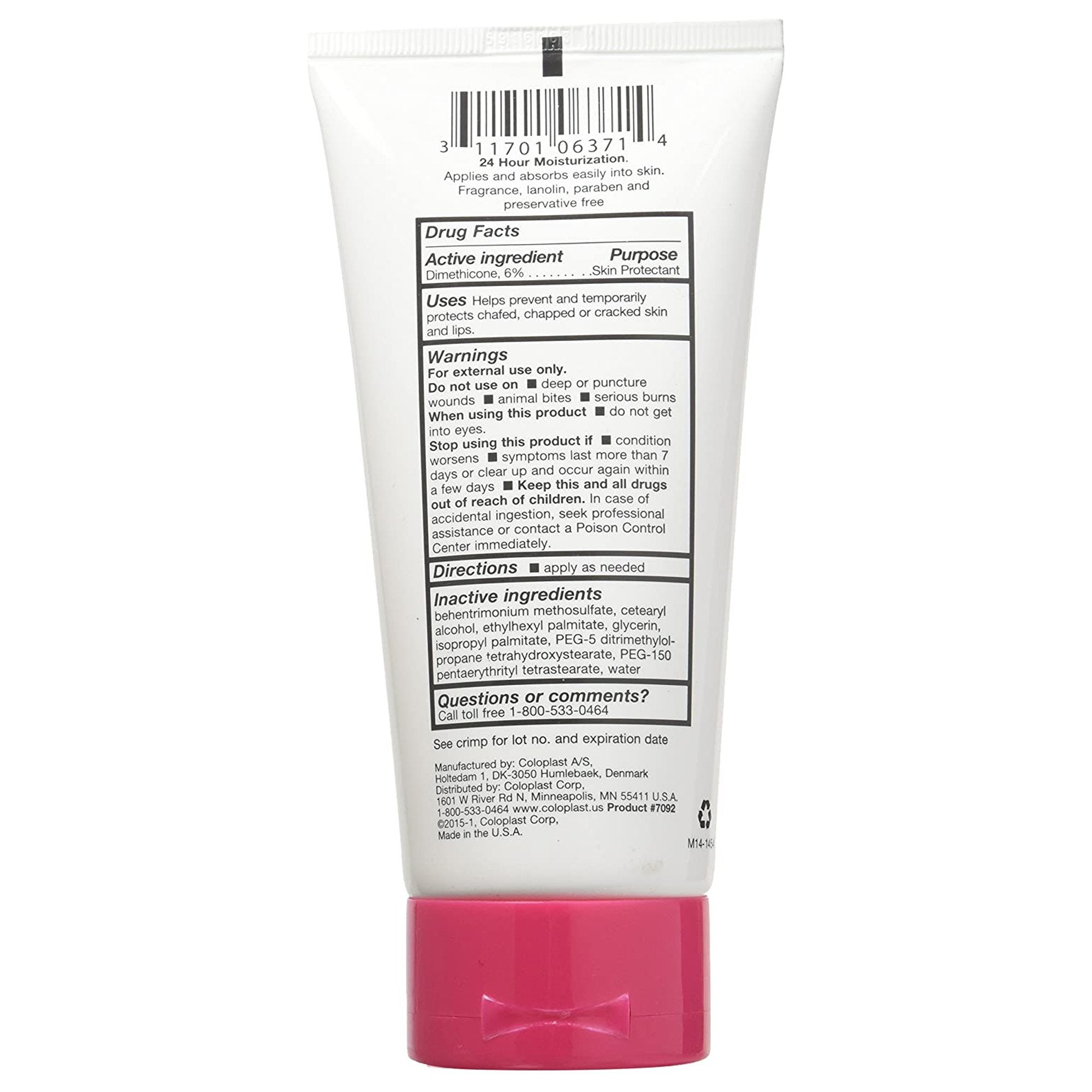 Sween® 24 Hand and Body Moisturizer, 5 oz. Tube Unscented Cream CHG Compatible