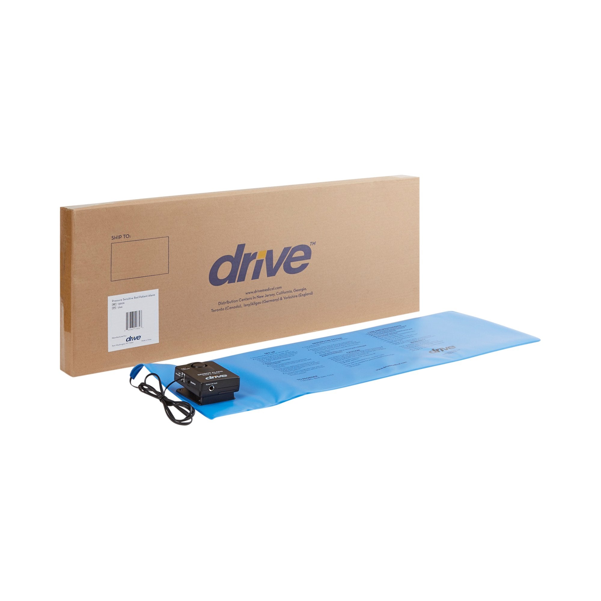 drive™ Bed Sensor Pad Alarm System, 11 x 30 Inch