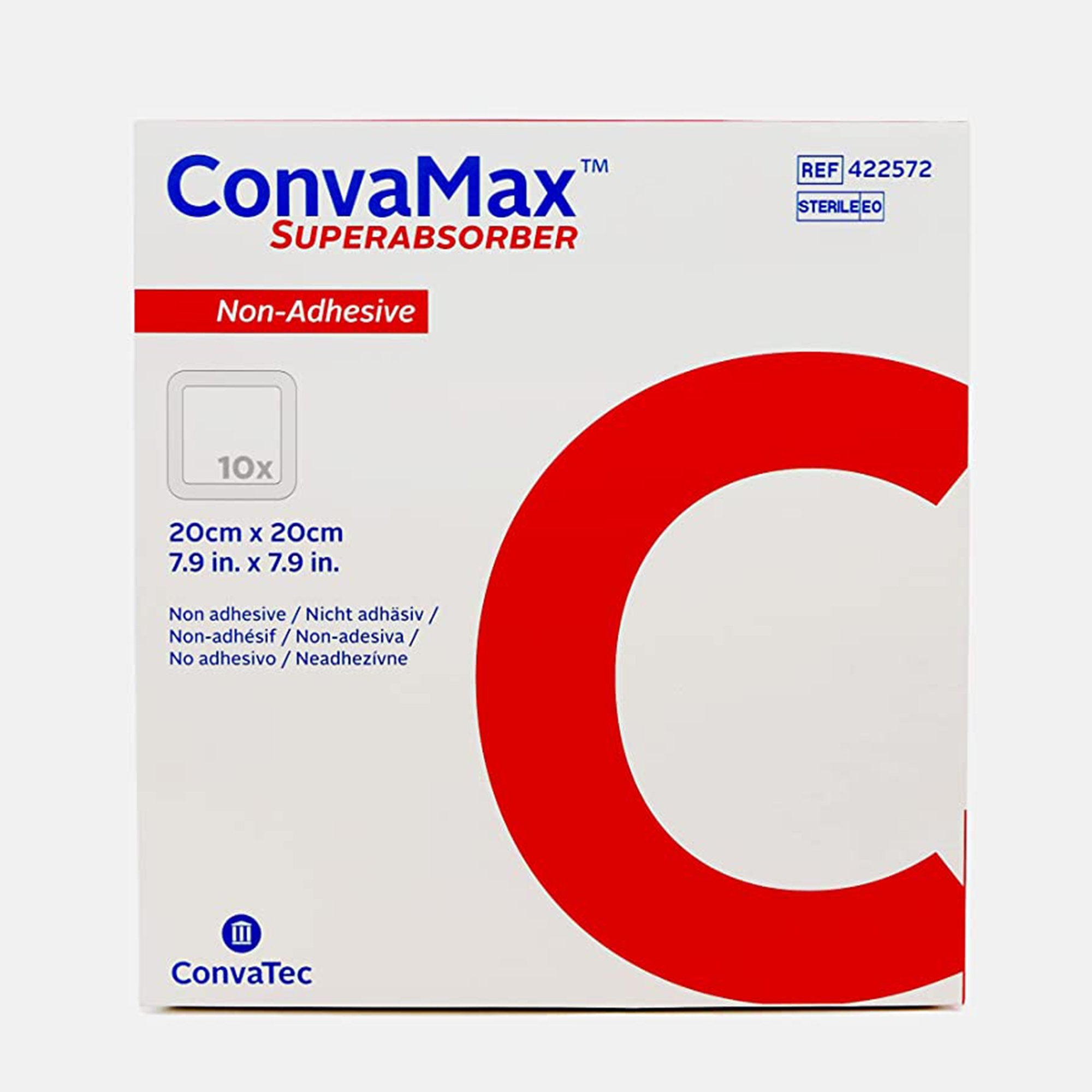 Super Absorbent Dressing ConvaMax™ Superabsorber 8 X 8 Inch Square