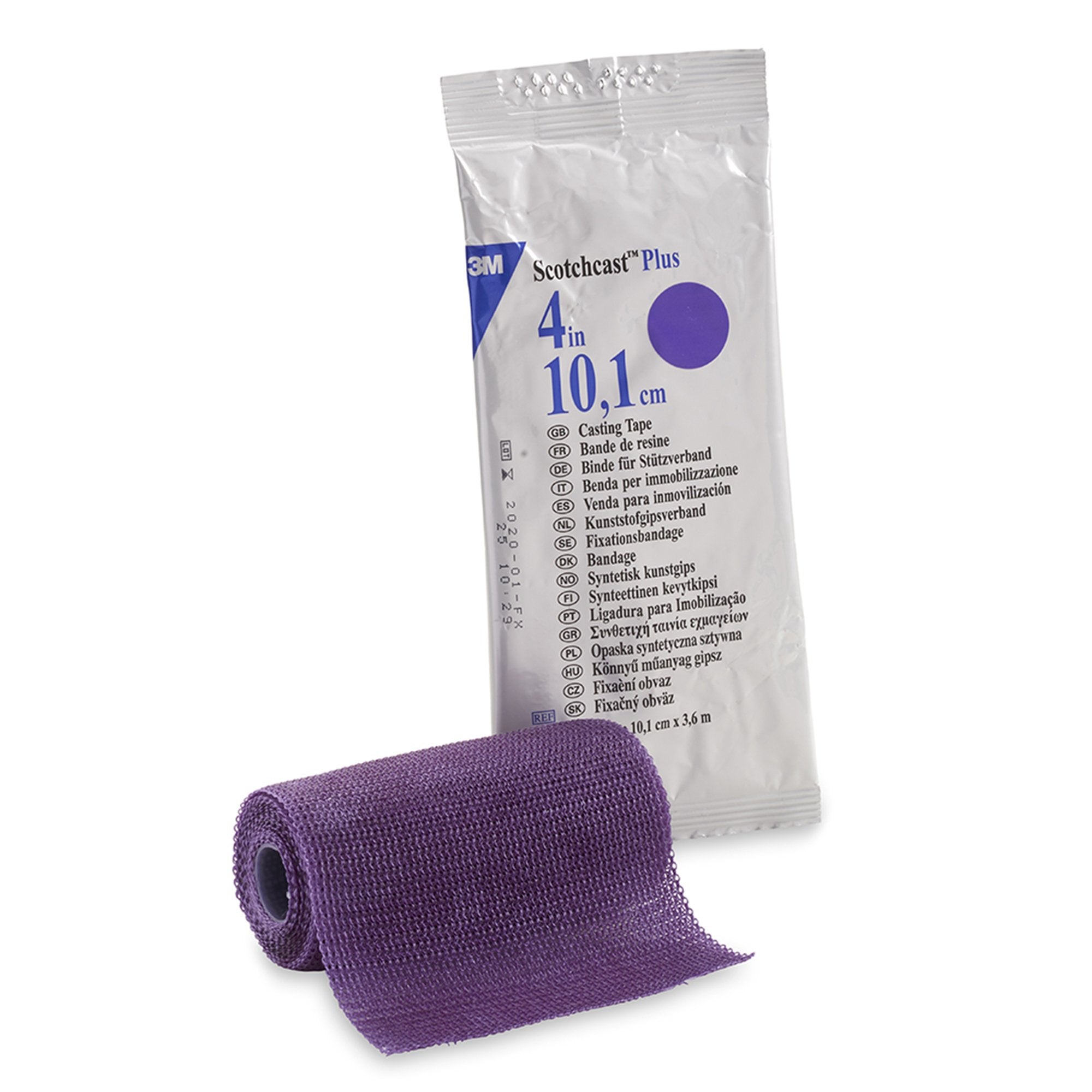 3M™ Scotchcast™ Plus Purple Cast Tape, 4 Inch x 4 Yard