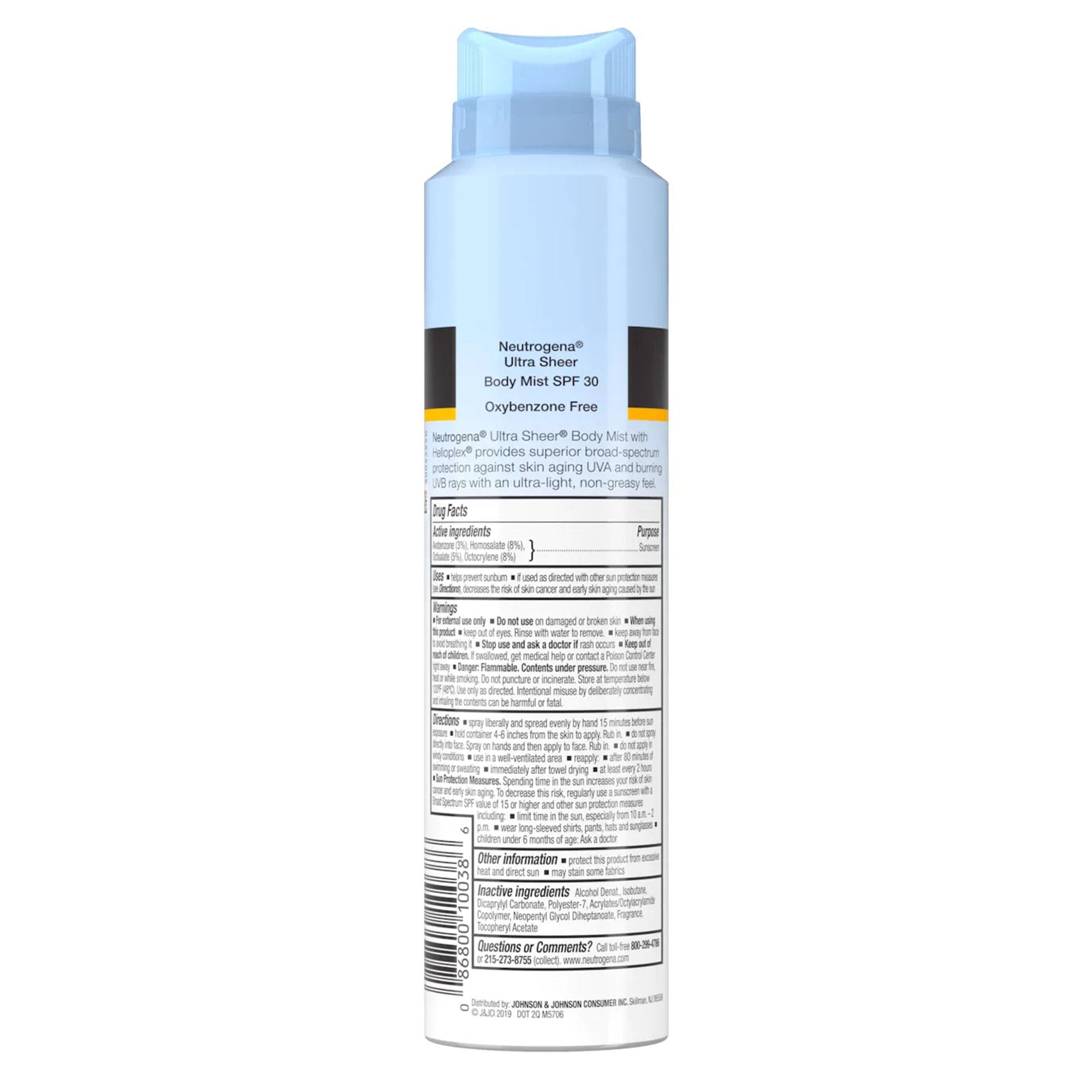 Neutrogena® Ultra Sheer® Sunscreen Spray, SPF 30