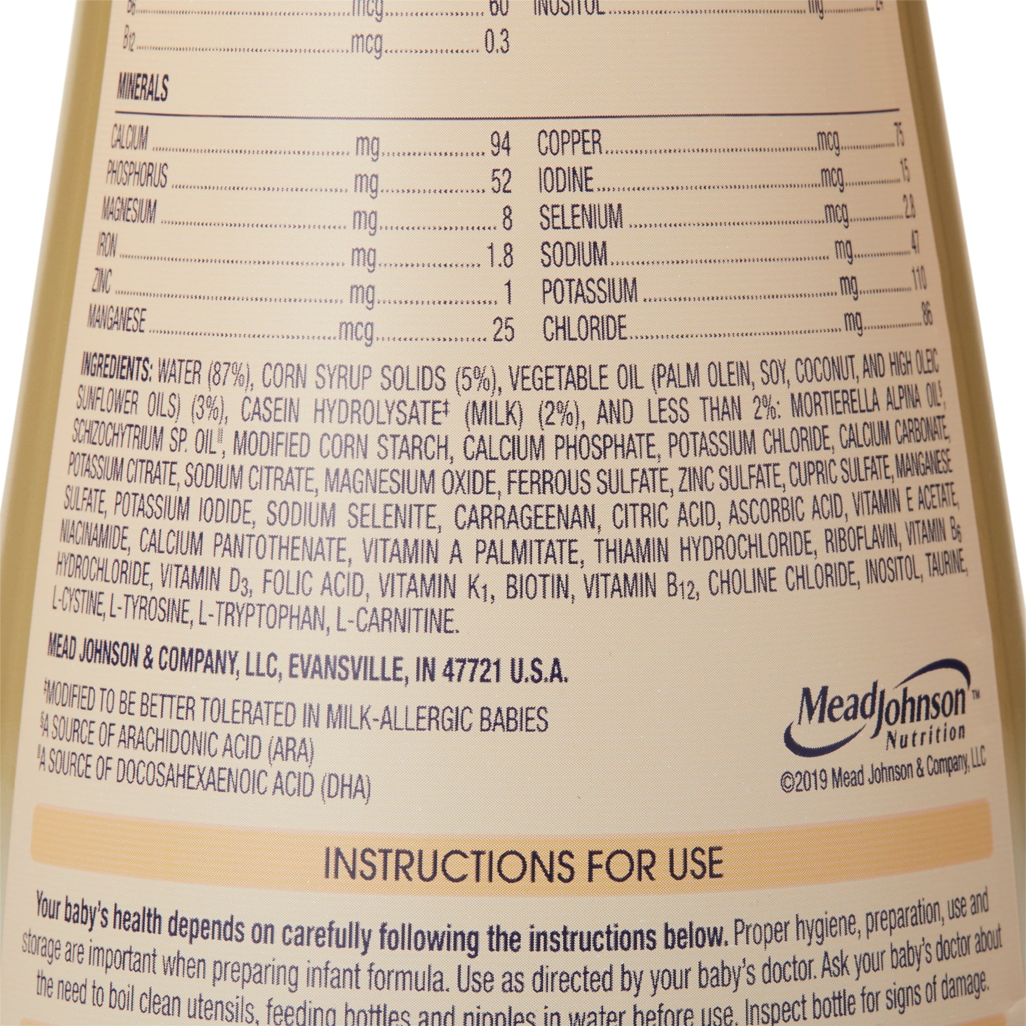 Nutramigen® Ready to Use Infant Formula, 32-ounce Bottle