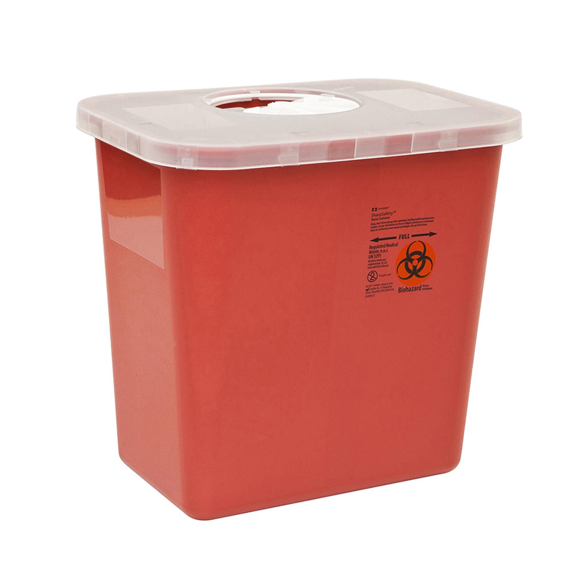 SharpSafety™ Multi-purpose Sharps Container, 1-1/4 Gallon, 6¾ x 8¾ Inch