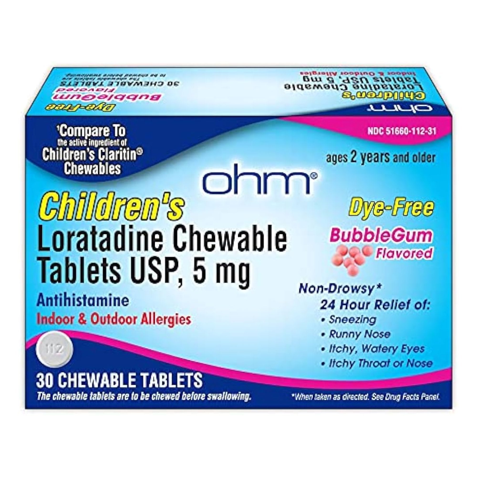 ohm® Loratadine Children's Allergy Relief