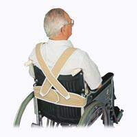 Posey® Torso Support, For Use With Wheelchair, 60 in. L x 5 in. W (Waist Strap), 41 in. L x 3 in. W (Shoulder Strap), Large, Fabric