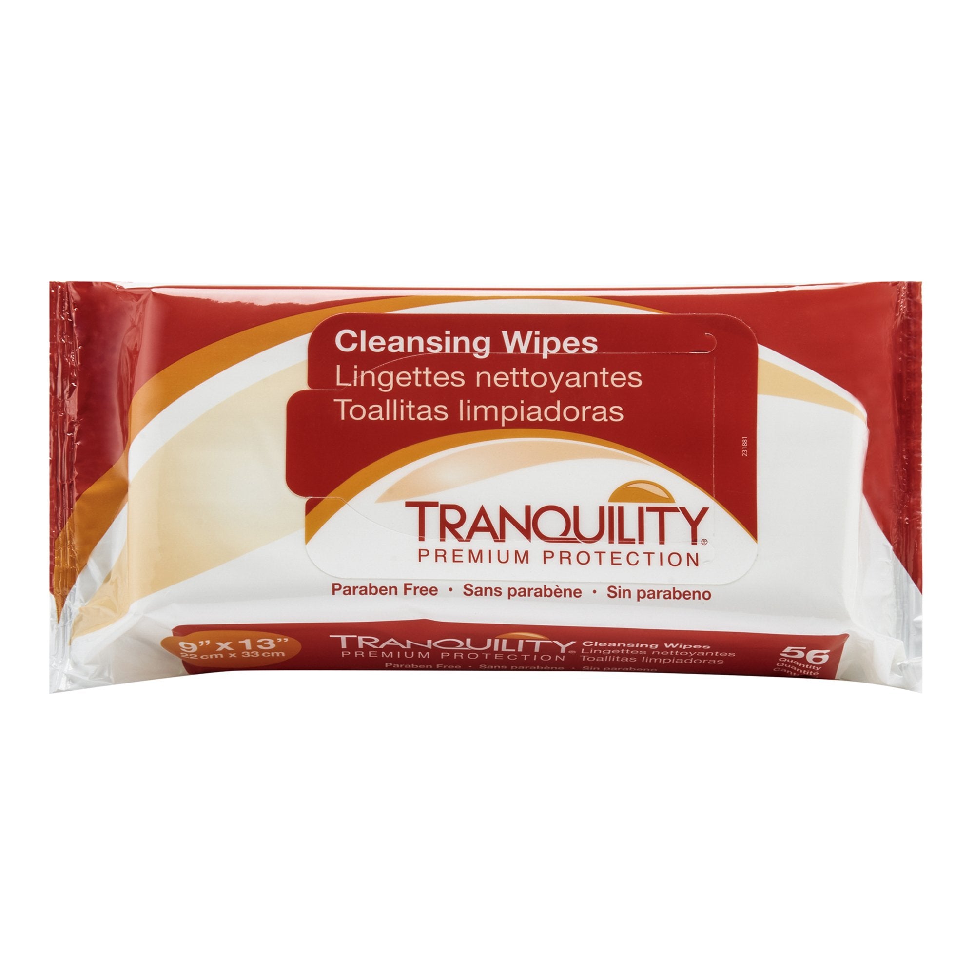 Tranquility Personal Wipe, Soft Pack, Aloe/Vitamin E/Chamomile, Scented