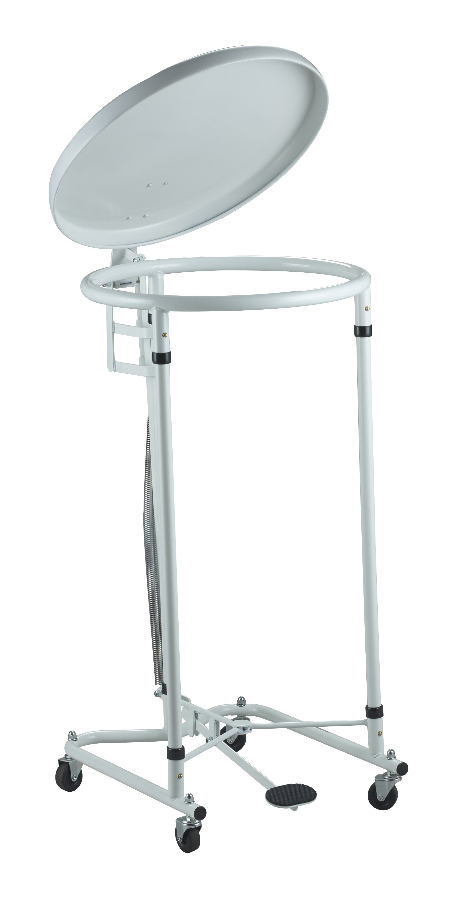 Hamper Stand McKesson General Purpose Round Opening Foot Pedal Tilt-Top Lid