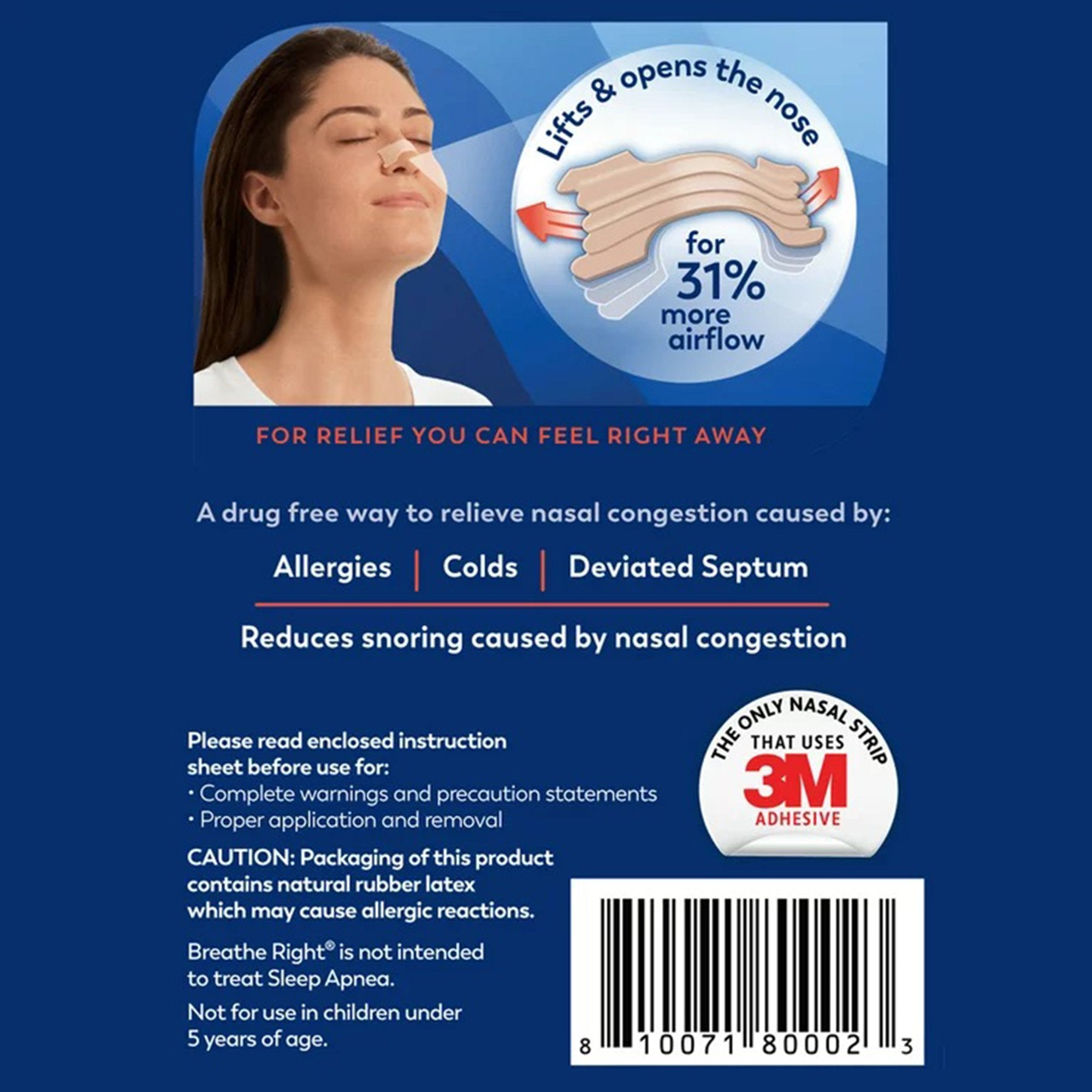 Breathe Right Nasal Strips, Extra Strength