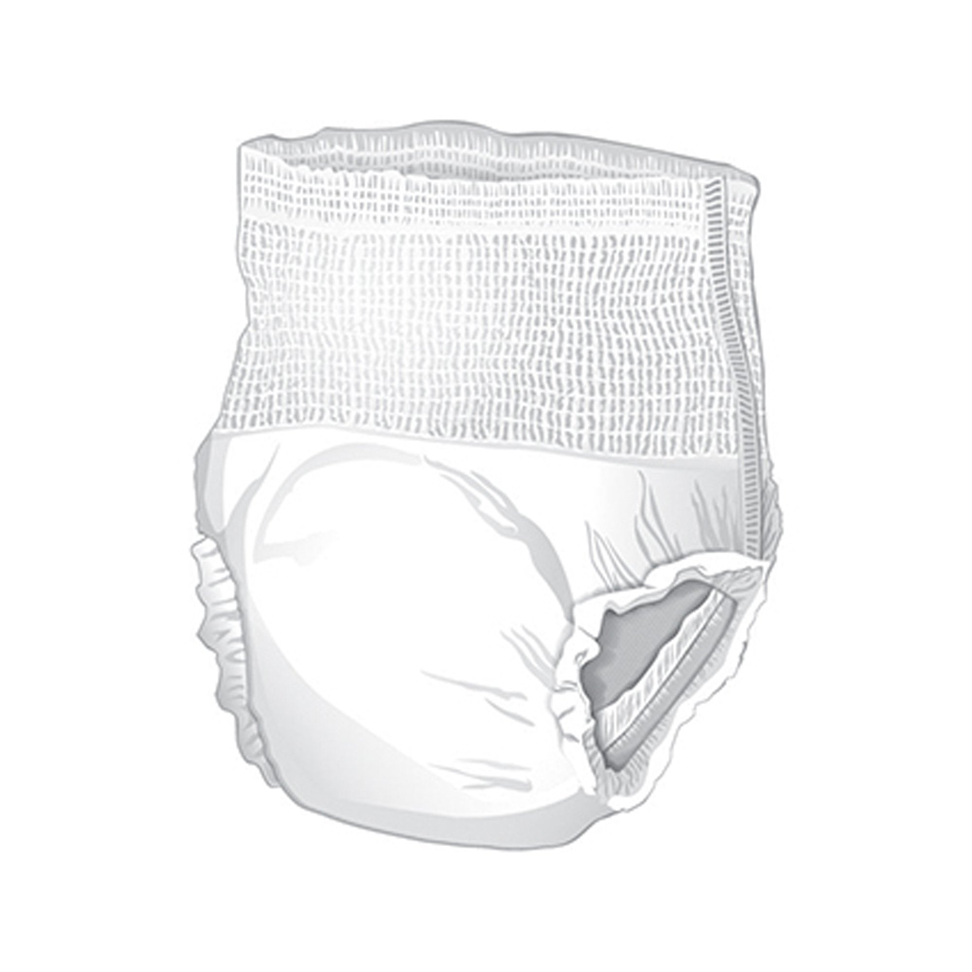 McKesson Extended Wear Maximum Absorbent Underwear, Medium