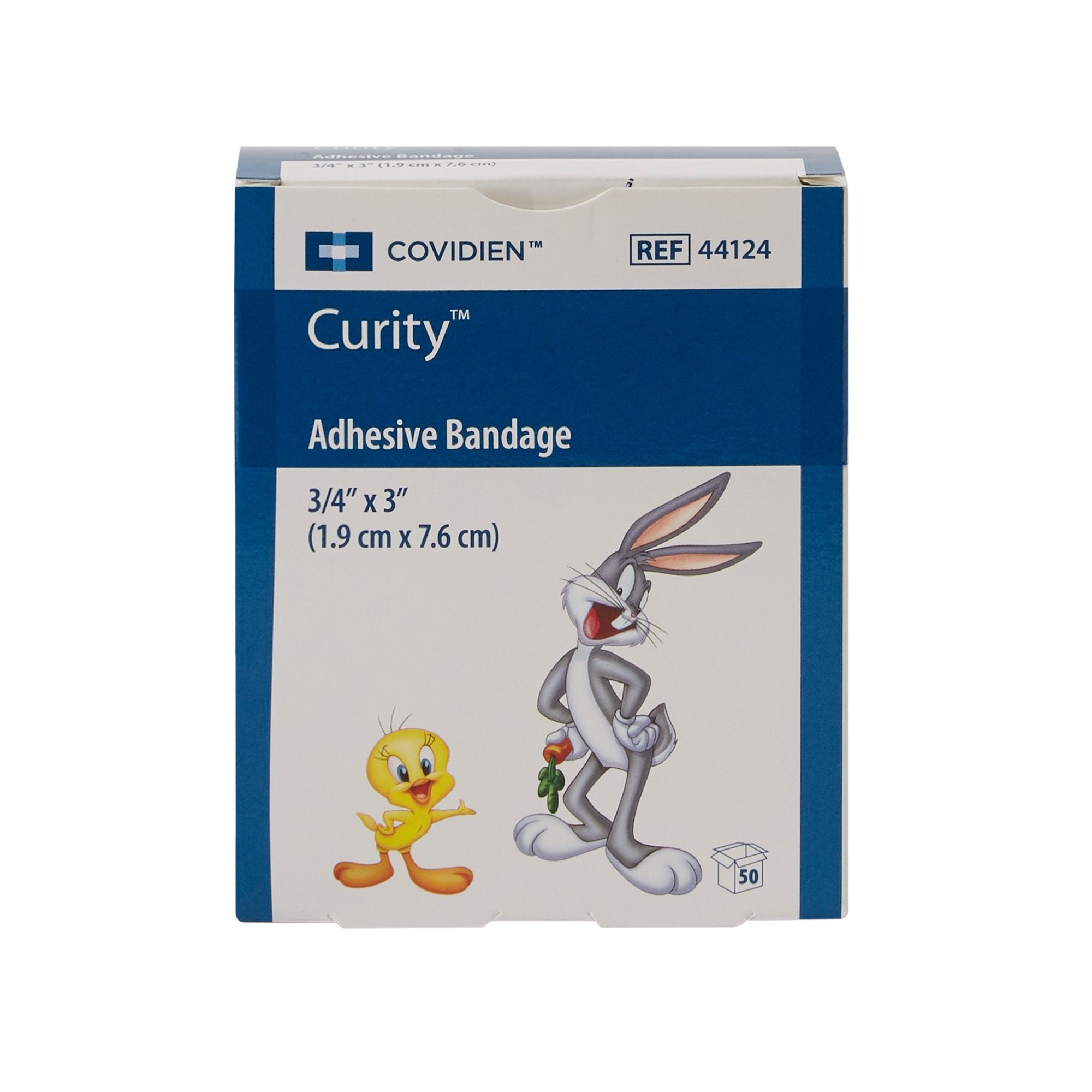 Curity™ Assorted Looney Tunes Adhesive Strip, ¾ x 3 Inch