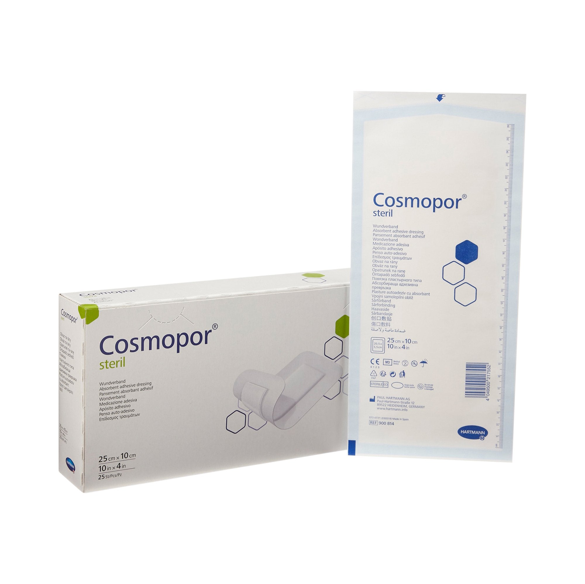 Cosmopor® Adhesive Dressing, 4 x 10 Inch