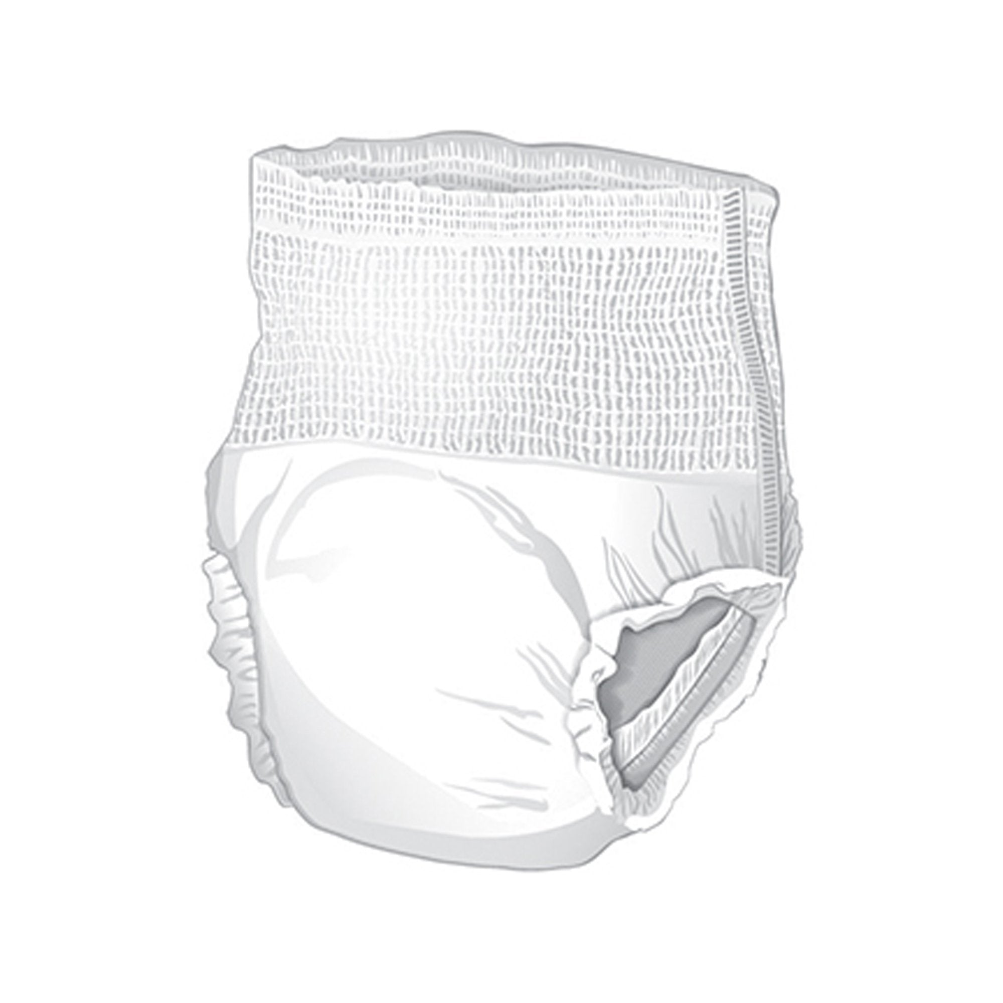 McKesson Extended Wear Maximum Absorbent Underwear, Large