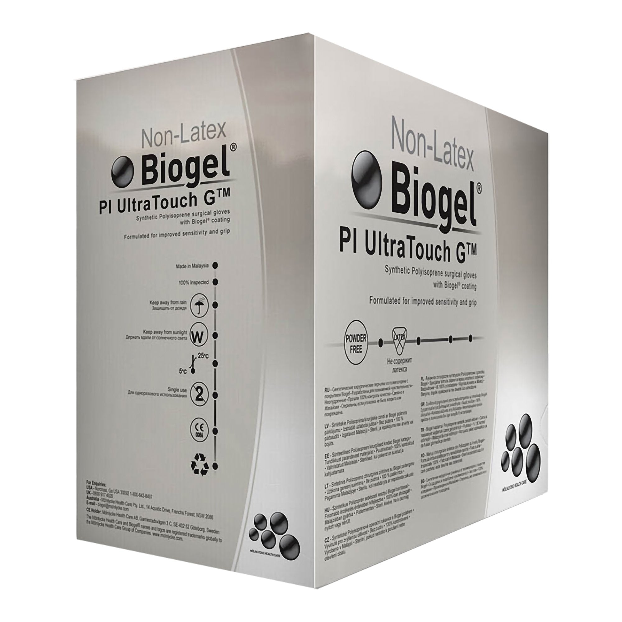 Biogel® PI UltraTouch™ G Polyisoprene Surgical Glove, Size 7, Straw