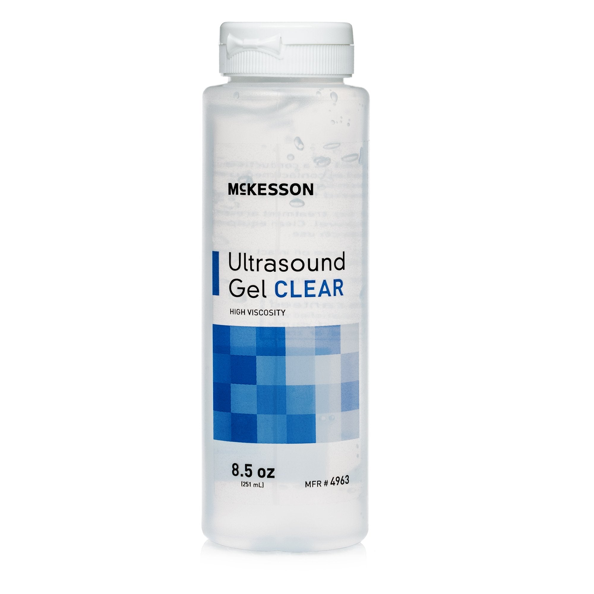 McKesson Ultrasound Gel, Clear, 250 mL (8.5 oz.) Bottle, Ultrasound and Laser Transmission