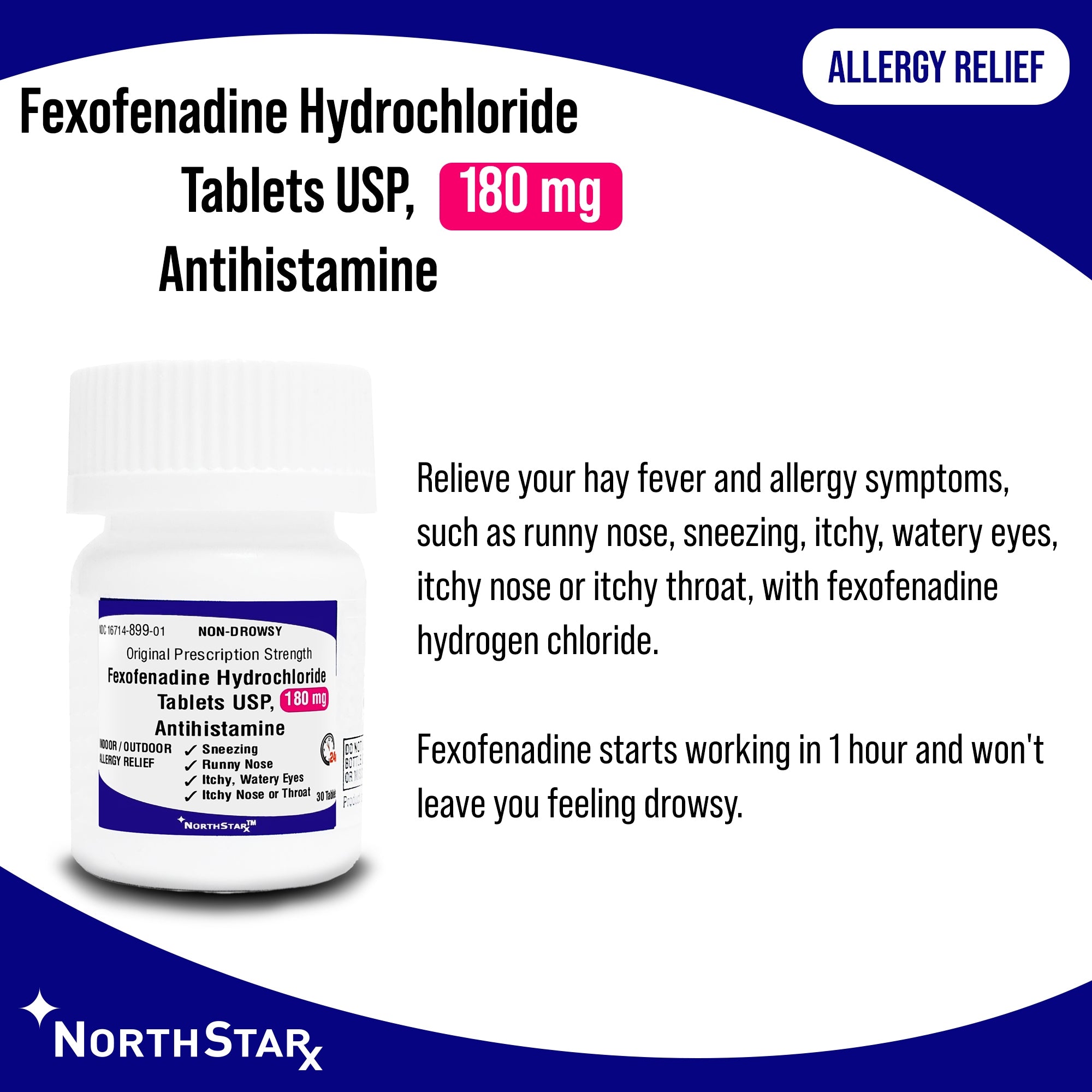 NorthStar Rx Fexofenadine Allergy Relief