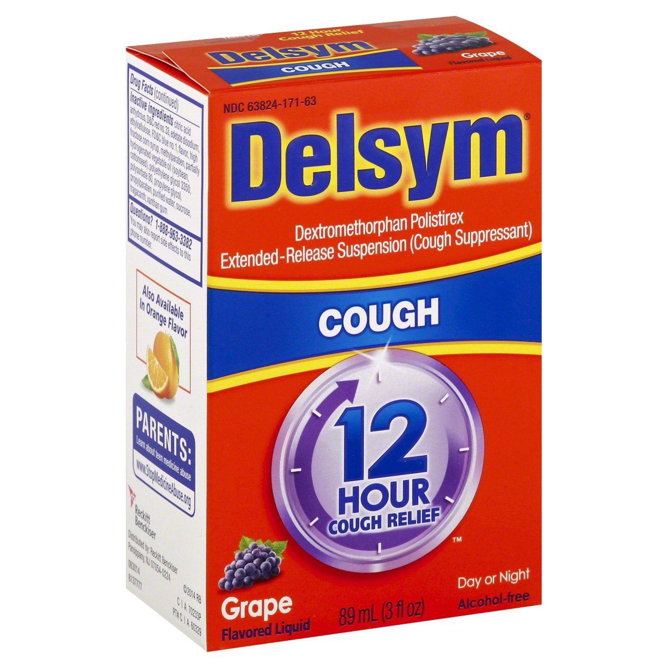 Delsym® 12 Hour Cough Relief, Grape Flavor