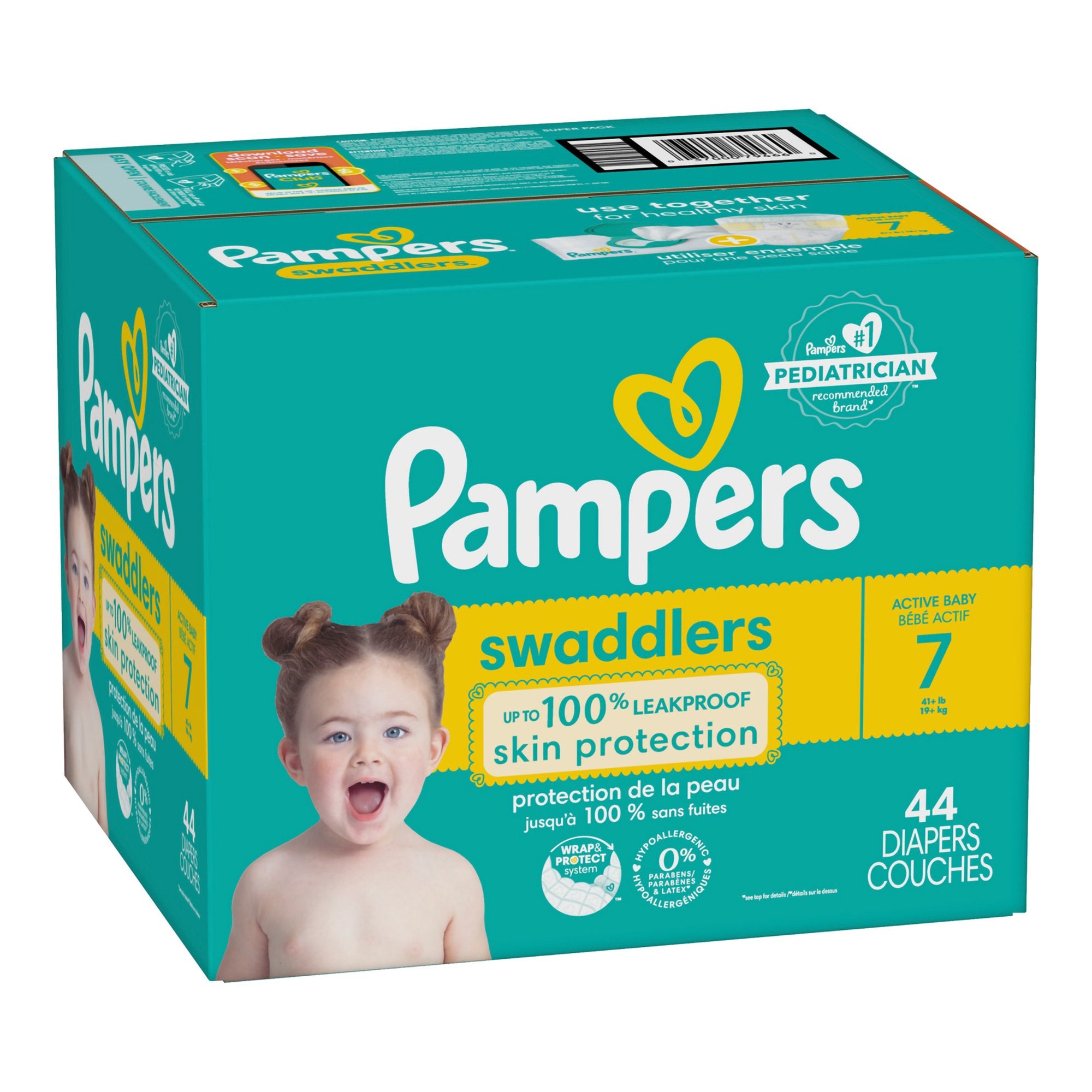 Pampers® Swaddlers™ Diapers, Size 7