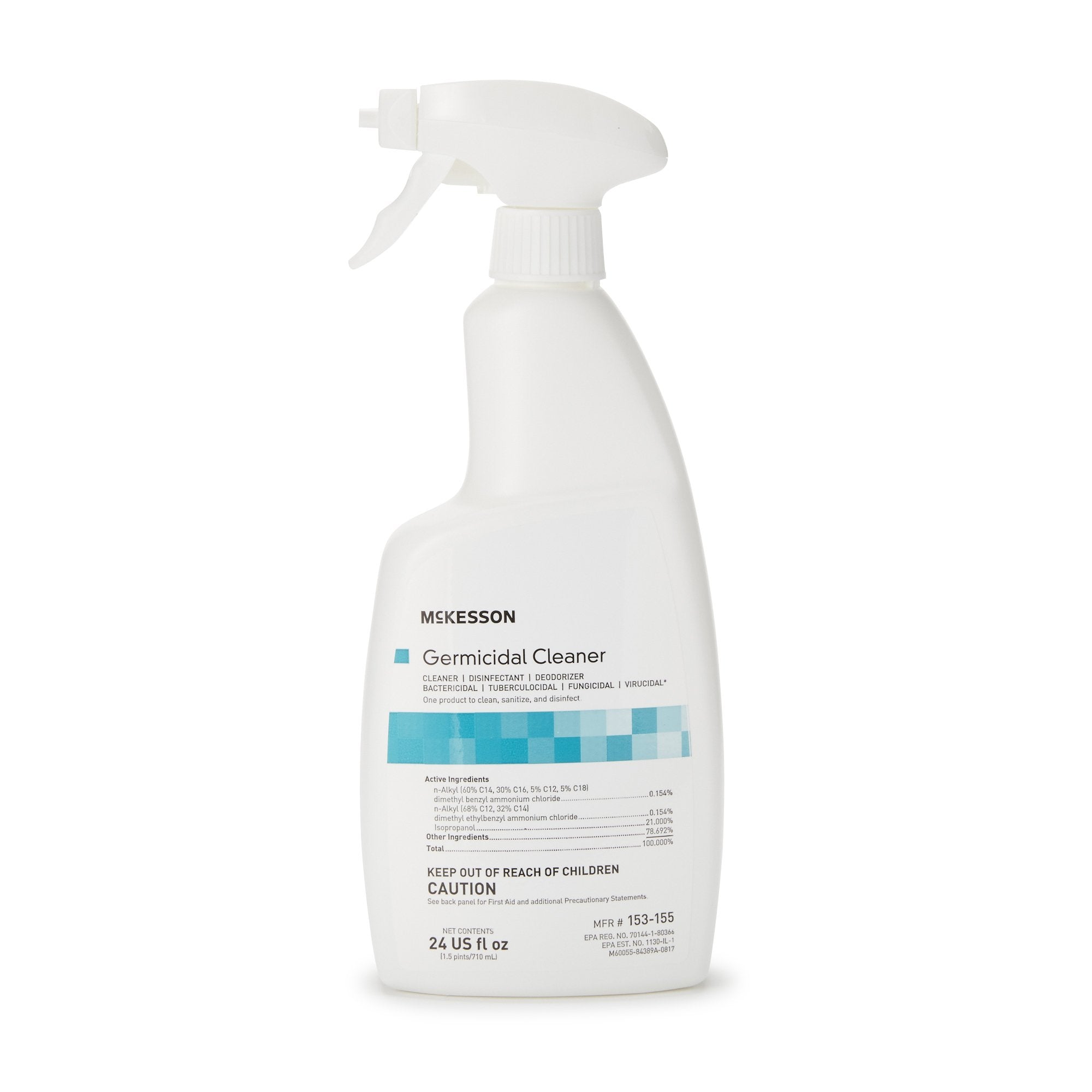 McKesson Germicidal Surface Disinfectant Cleaner, 24 oz. Trigger Spray Bottle