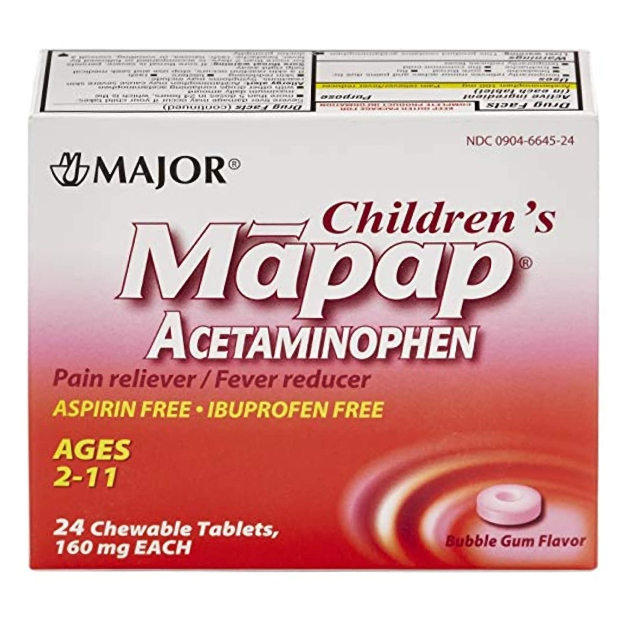 Major® Acetaminophen Children's Pain Relief