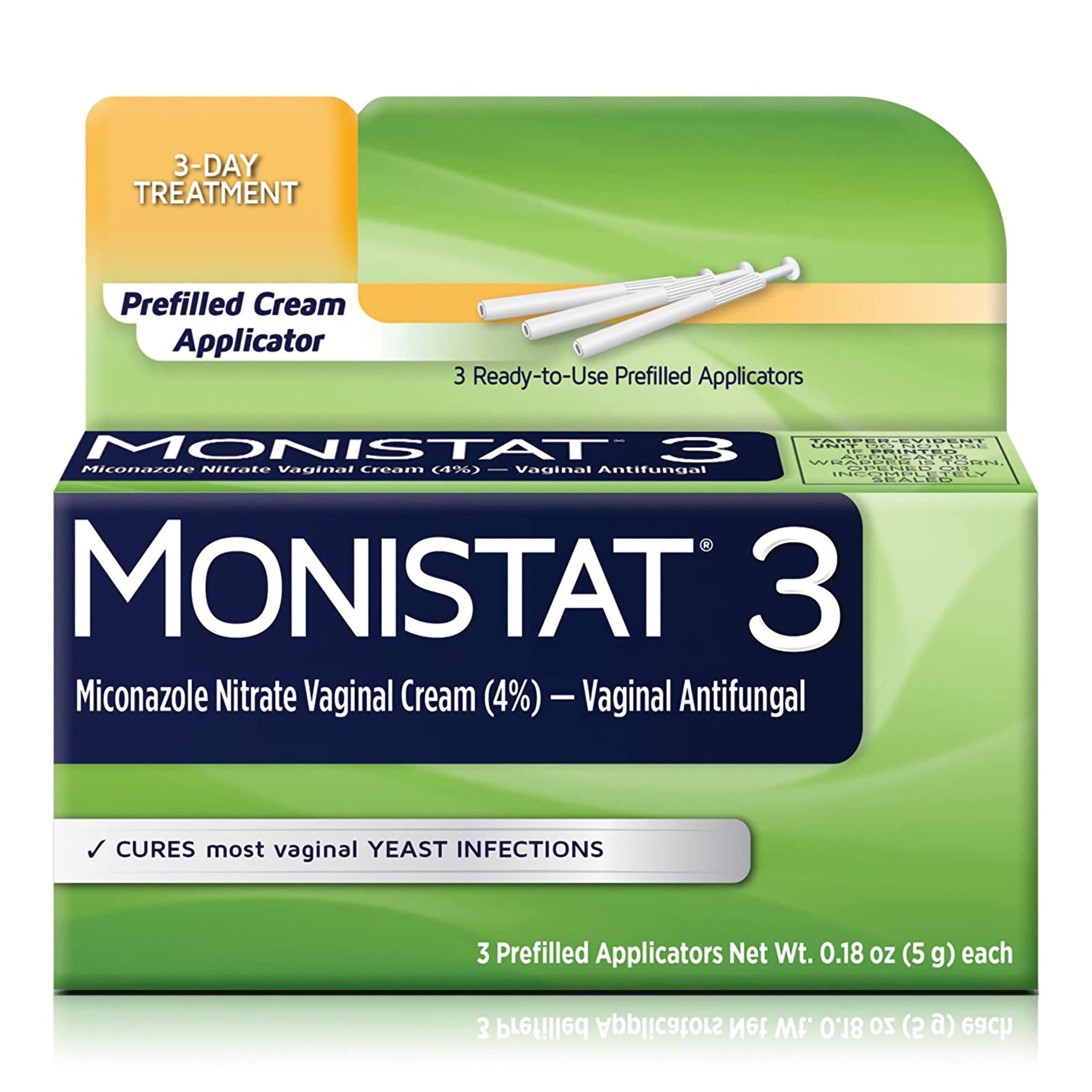 Monistat® 3-Day Treatment Vaginal Antifungal Prefilled Cream Applicators