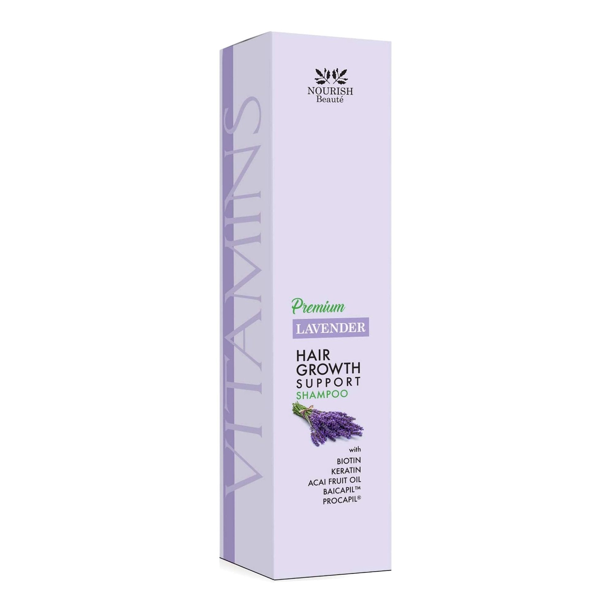 Nourish Beauté Premium Vitamins Hair Growth Support Shampoo