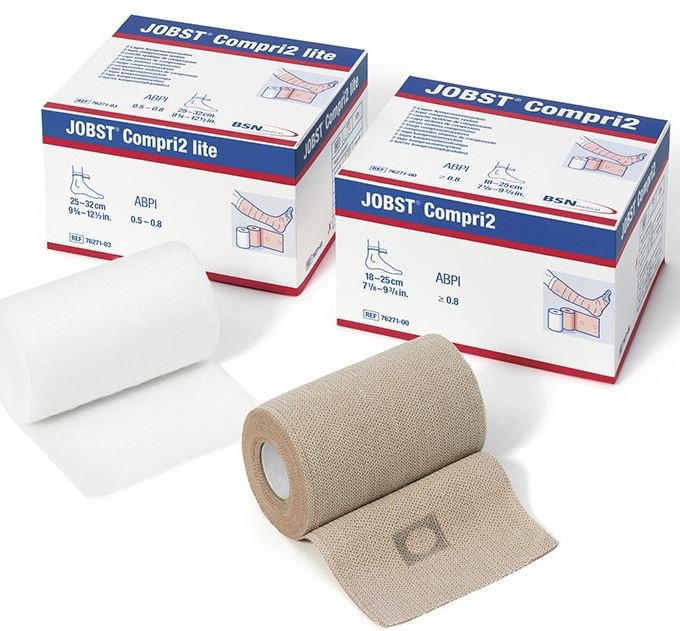 Jobst® Compri2 No Closure 2 Layer Compression Bandage System, 9-3/4 – 12-1/2 Inch