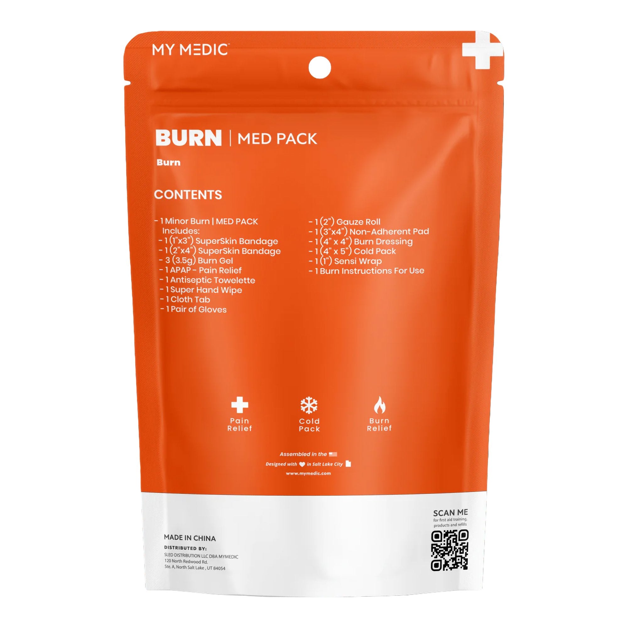 My Medic™ Burn Med Pack First Aid Medical Pack