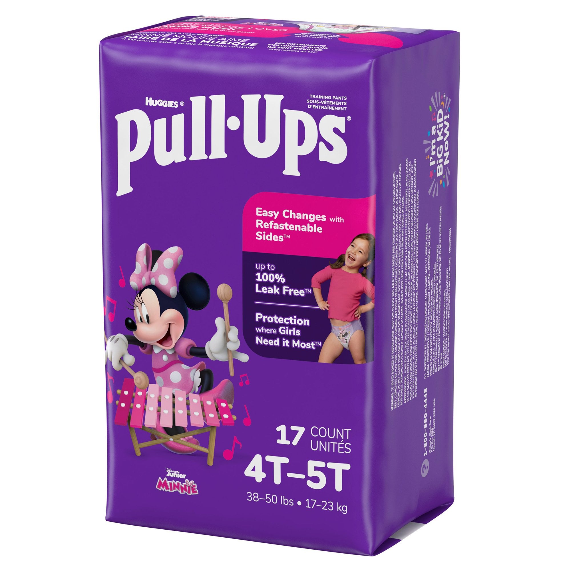 Pull-Ups® Learning Designs® for Girls Training Pants, 4T to 5T