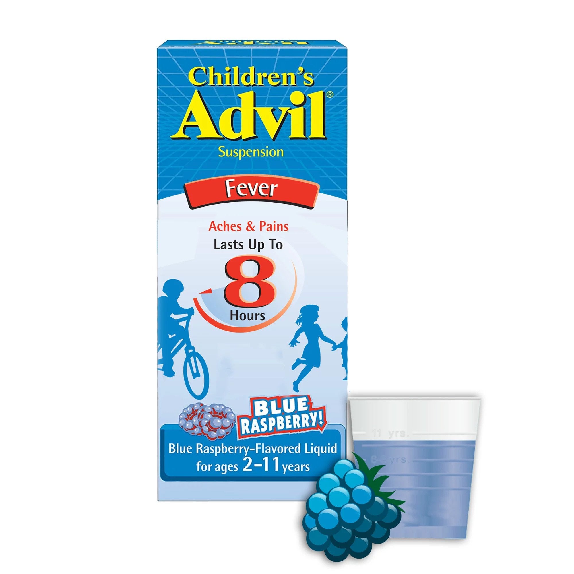 Children's Advil® Ibuprofen Children's Pain Relief, Blue Raspberry flavor