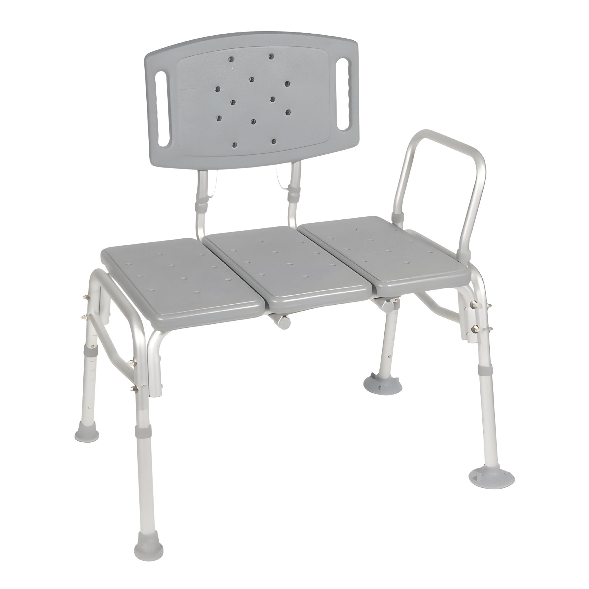 McKesson Knocked Down Bariatric Bath Transfer Bench, 18-1/4 to 23-1/4 Inch