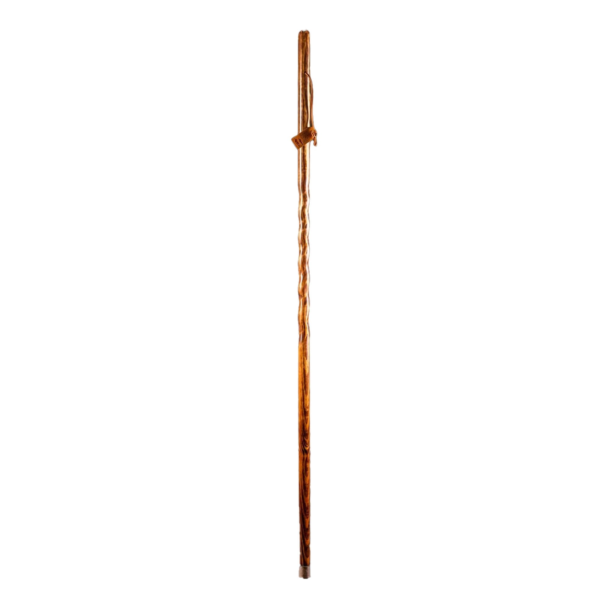 Brazos™ Twisted Pine Handcrafted Walking Stick, 55-Inch