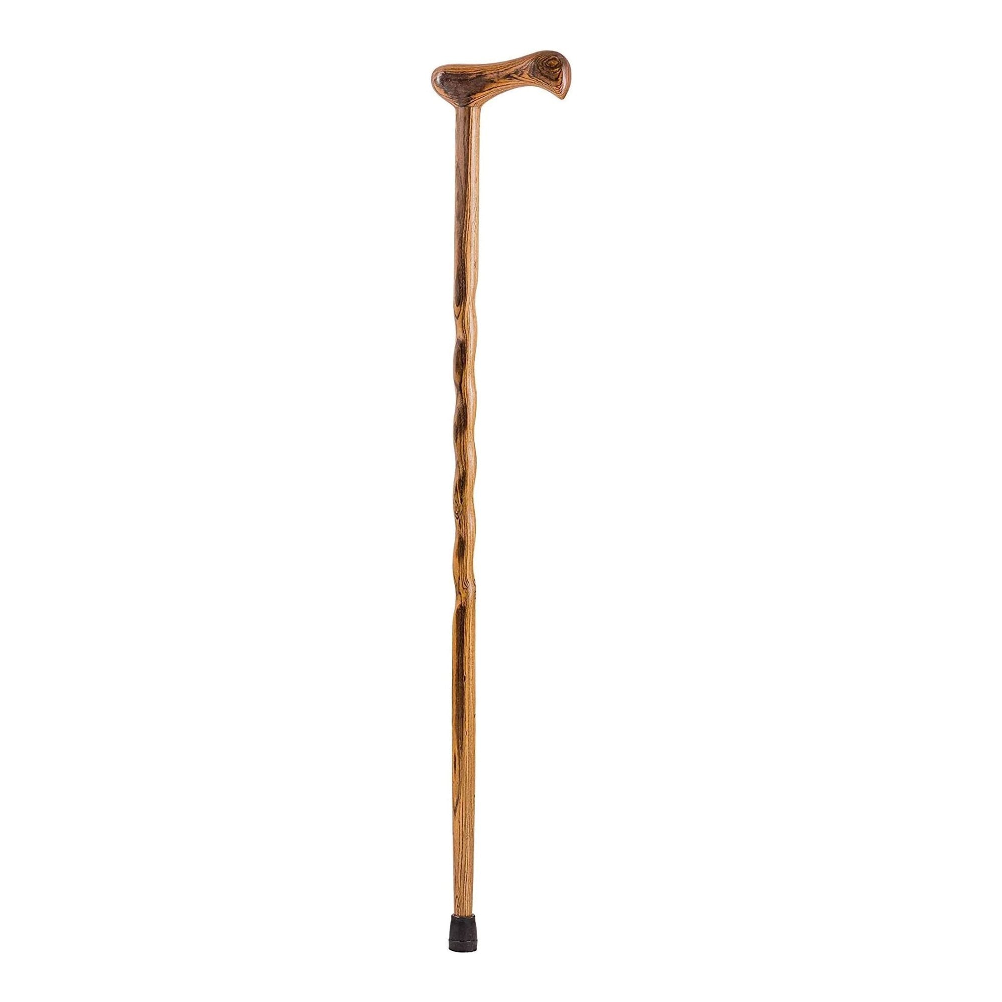 Brazos™ Twisted Bocote Cane with T-Handle, 37-Inch Height