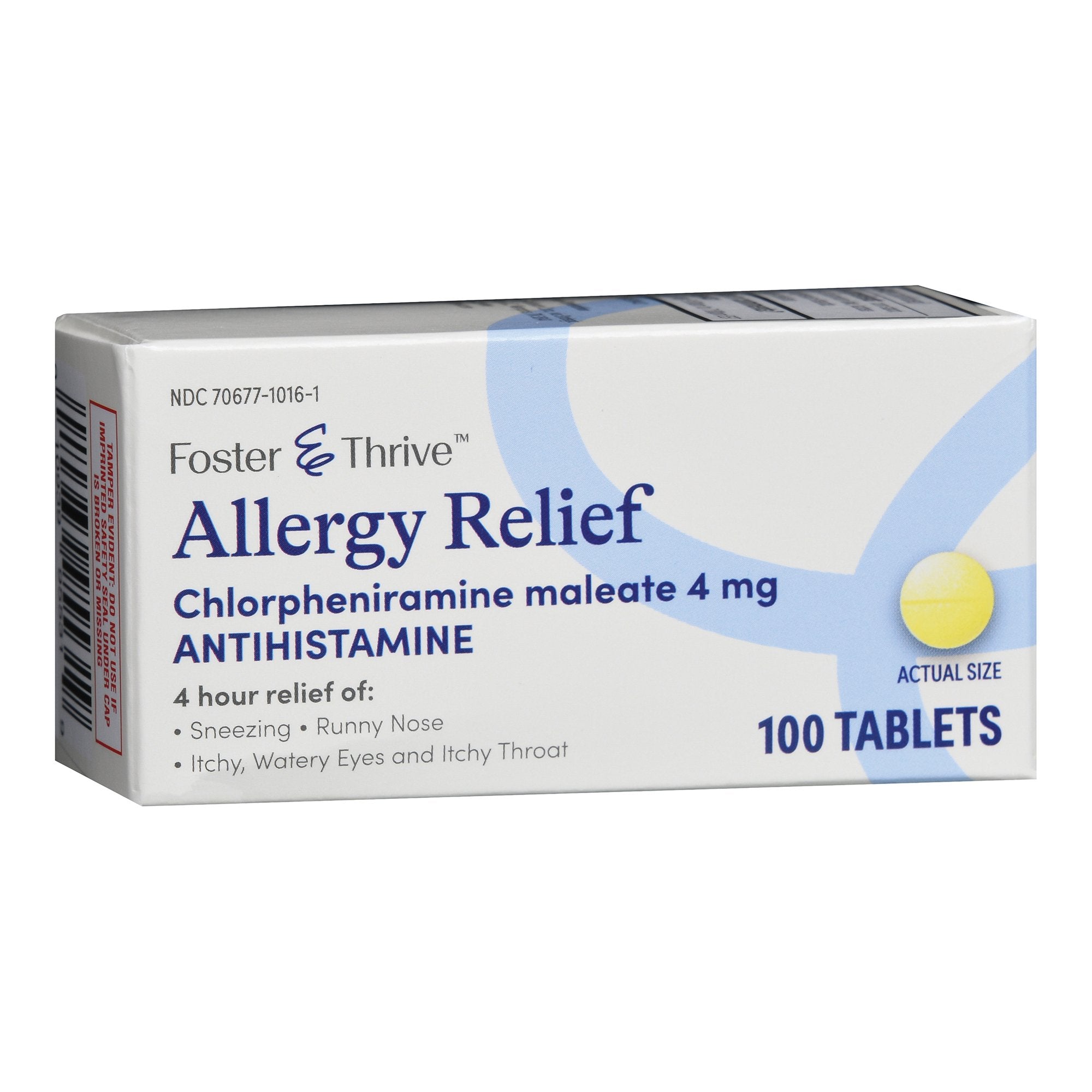 Foster & Thrive™ Allergy Relief Chlorpheniramine Maleate 4 mg Tablets