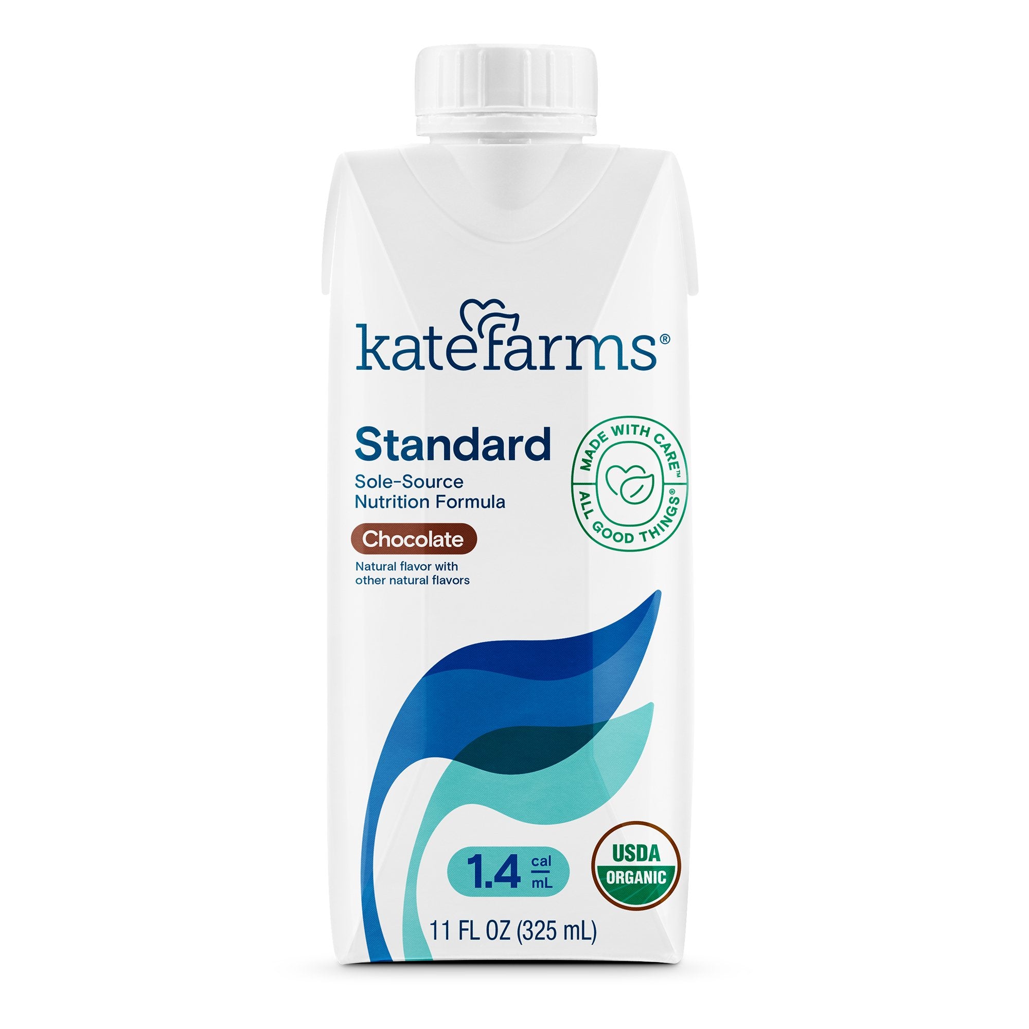 Kate Farms® Standard 1.4 Chocolate Sole-Source Nutrition Formula, 11-ounce carton