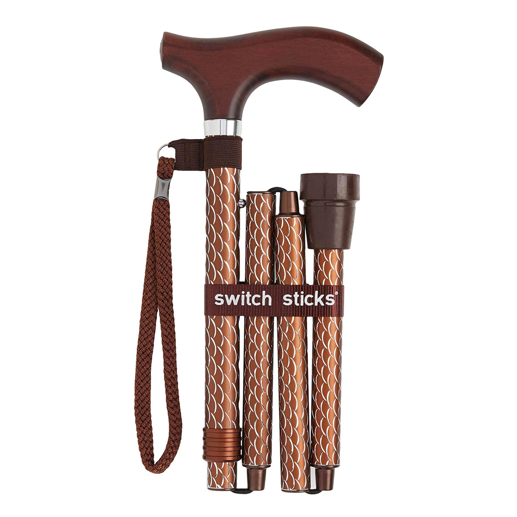 Switch Sticks® Folding Cane, Cognac