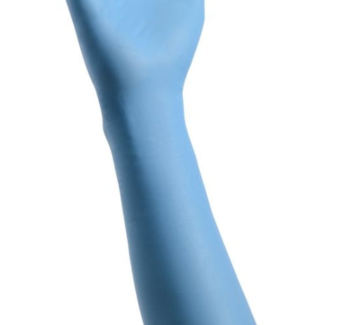 Cardinal Health™ Decontamination Extended Cuff Length Exam Glove, Large, Blue