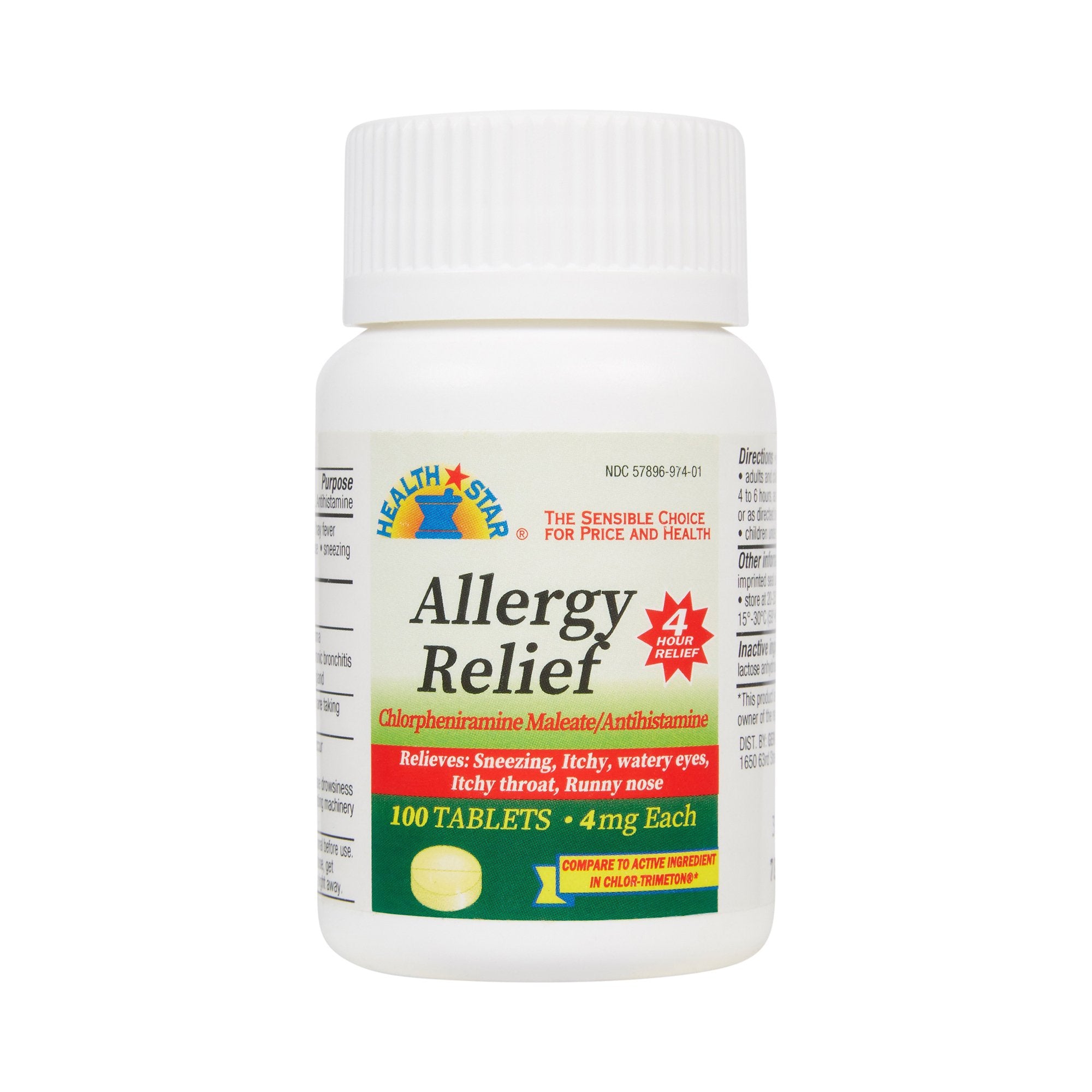 Health*Star® Chlorpheniramine Maleate Allergy Relief