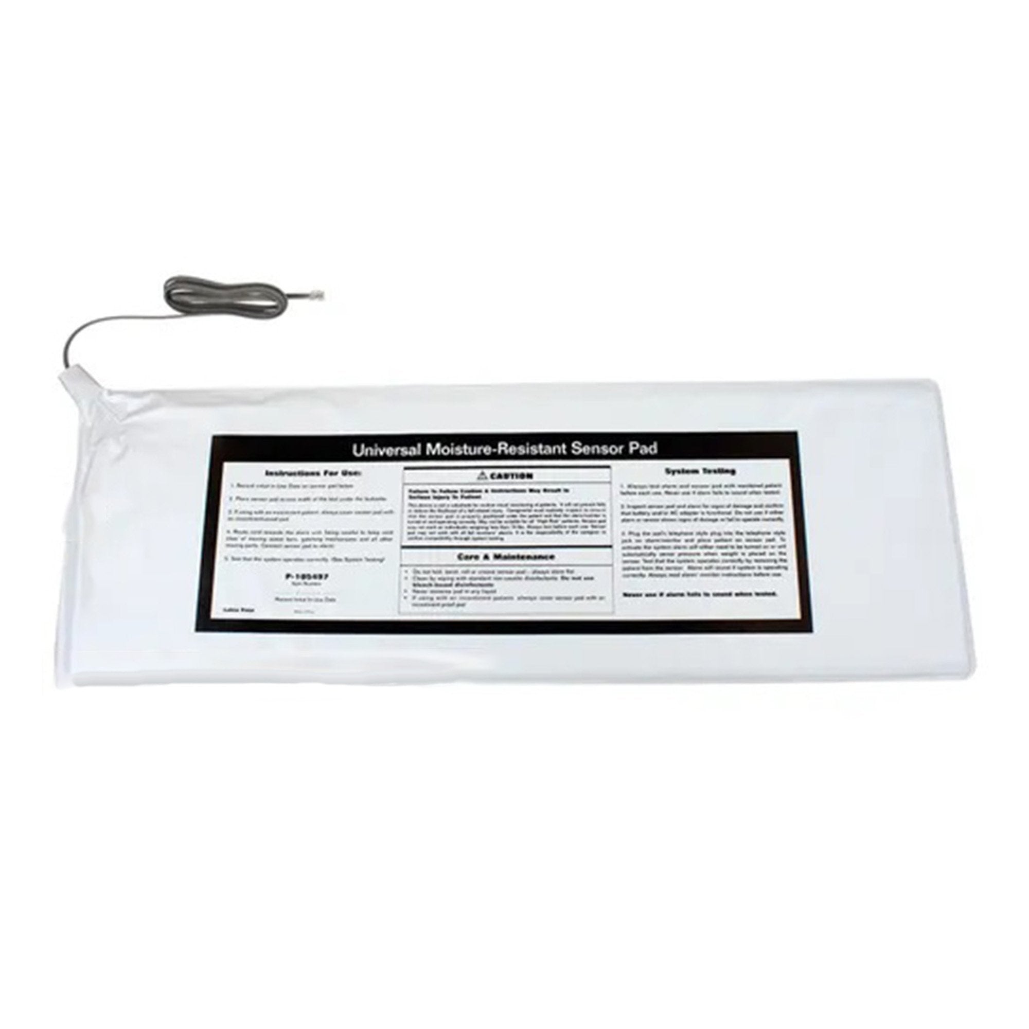 Protech Moisture Resistant Bed Sensor Pad, 10 x 28 Inch