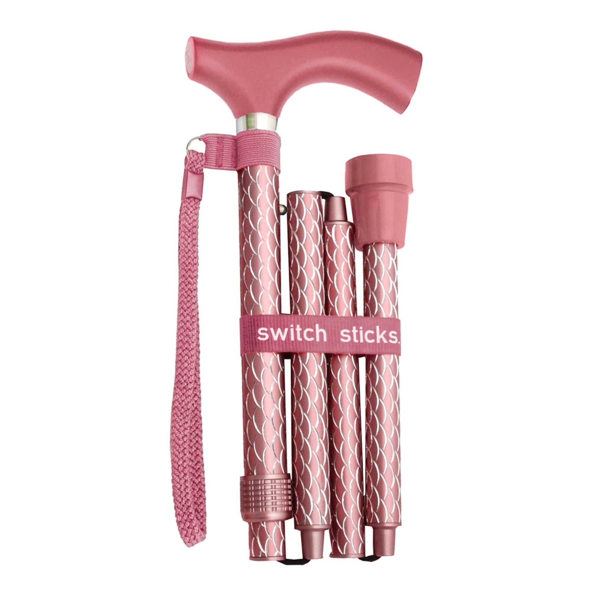 Switch Sticks® Folding Cane, Rose Gold