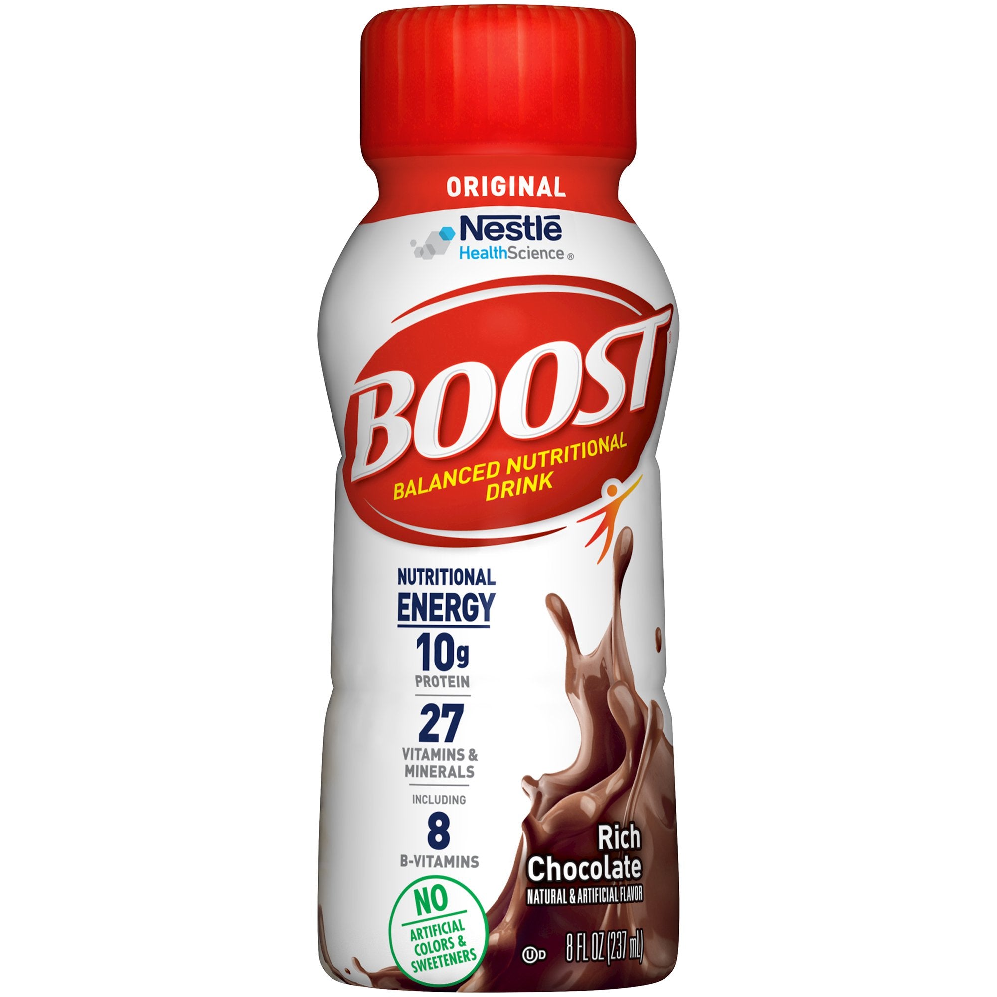 Boost® Original Chocolate Balanced Nutritional Drink, 8 oz. Bottle