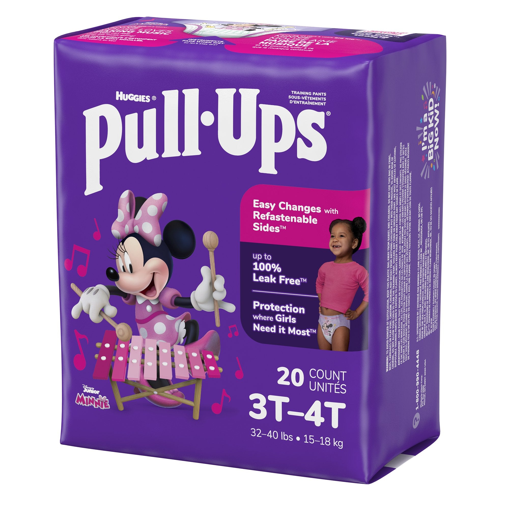 Huggies Pull-Ups® Learning Designs® for Girls Training Pants, 3T to 4T