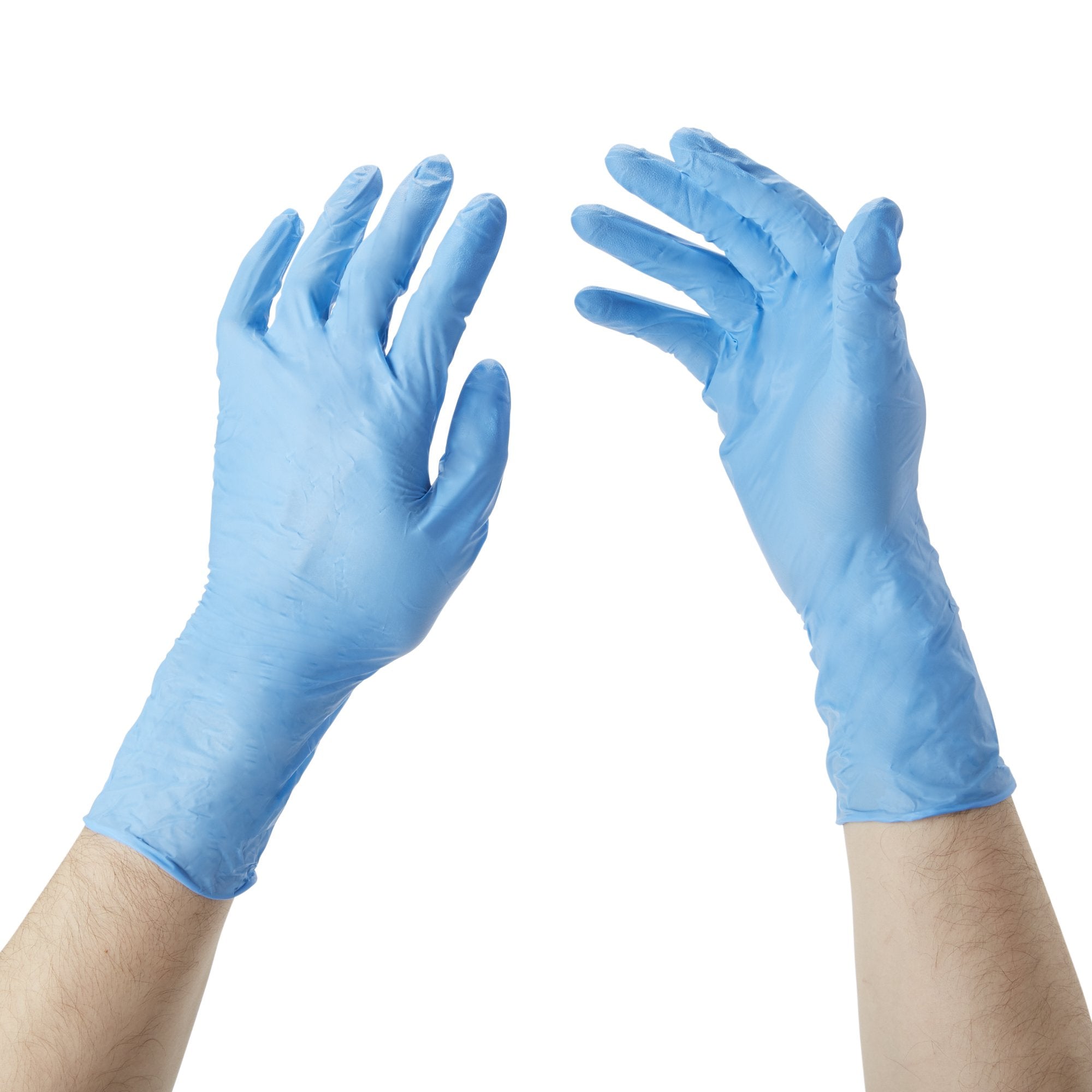 McKesson Confiderm® 6.5CX Nitrile Extended Cuff Length Exam Glove, Large, Blue