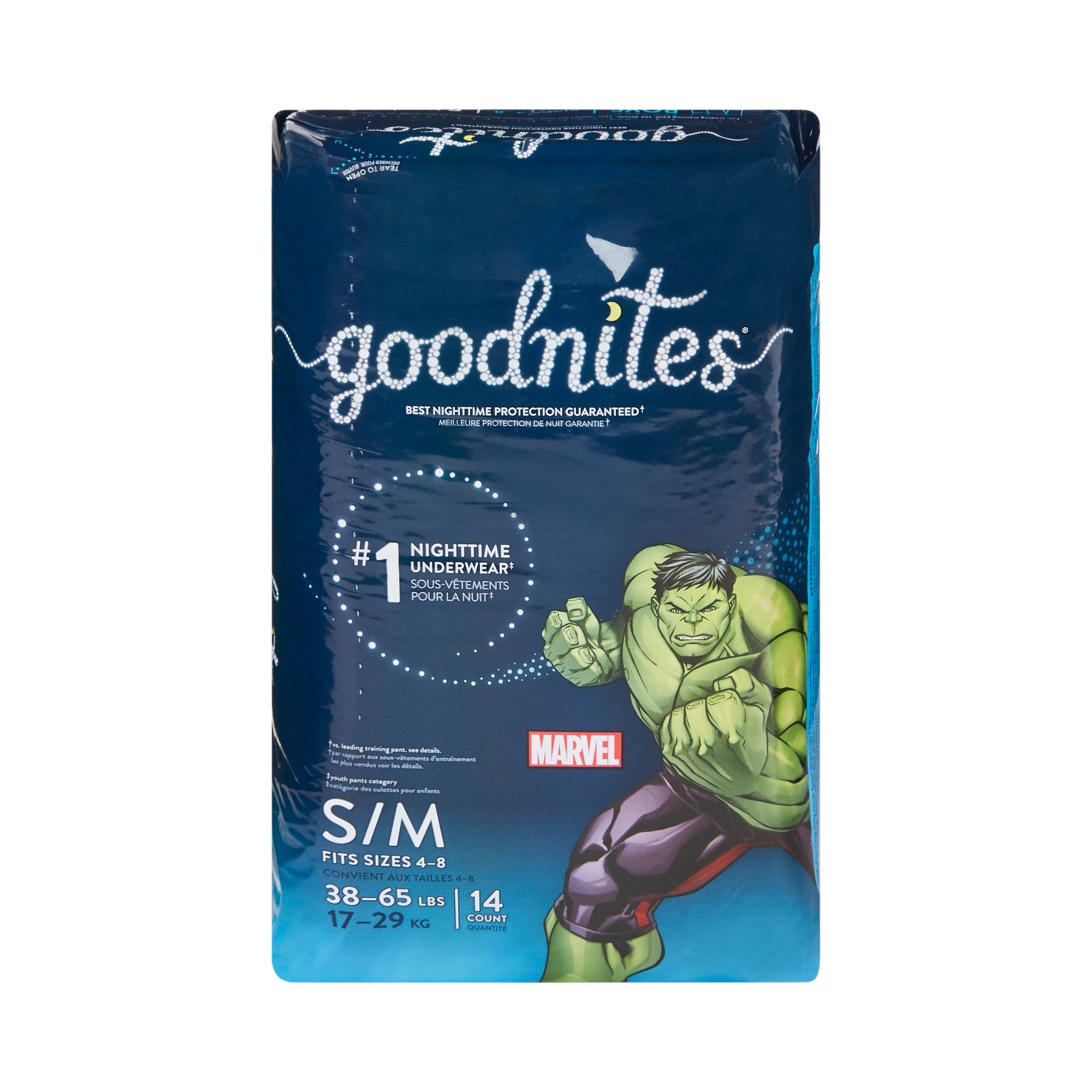 GoodNites® Absorbent Underwear, Small / Medium