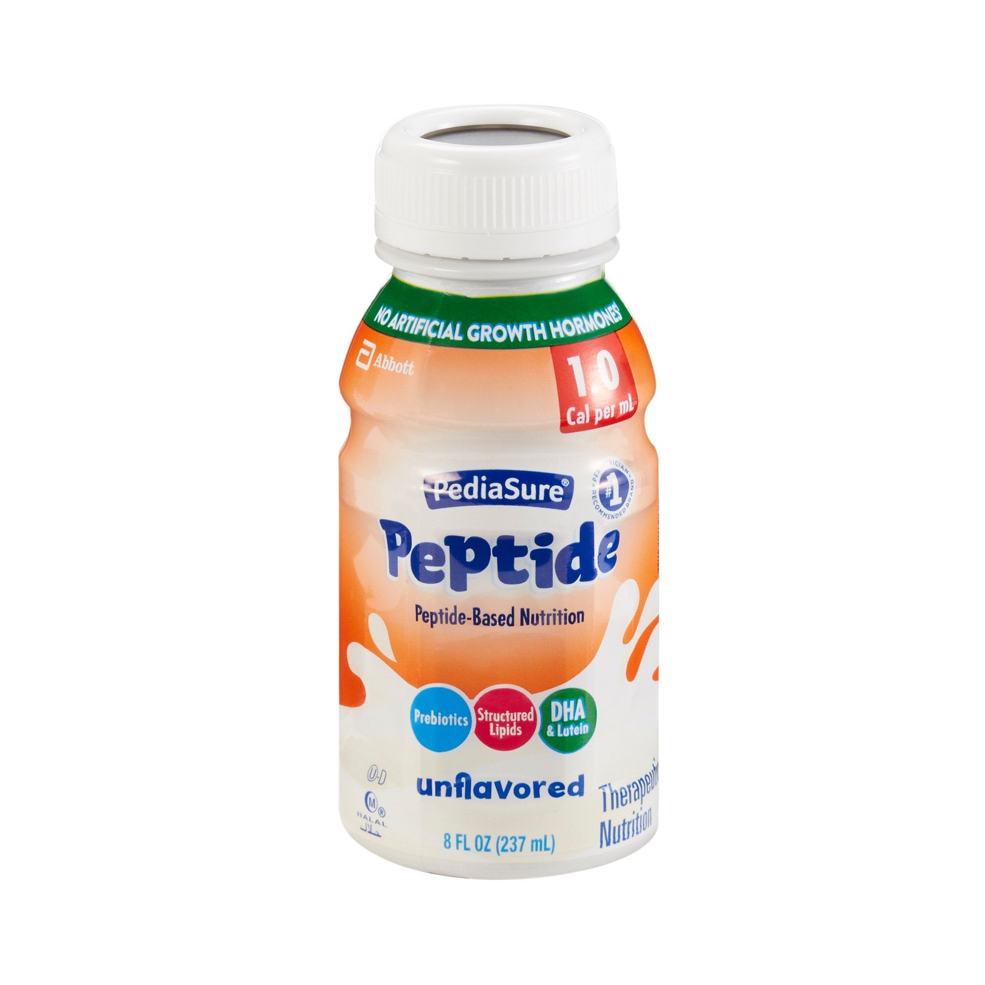 PediaSure® Peptide 1.0 Cal Vanilla Pediatric Oral Supplement, 8-ounce Bottle