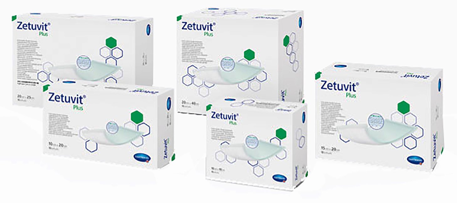 Zetuvit® Plus Sterile Superabsorbent Dressing, 8 x 16 Inch