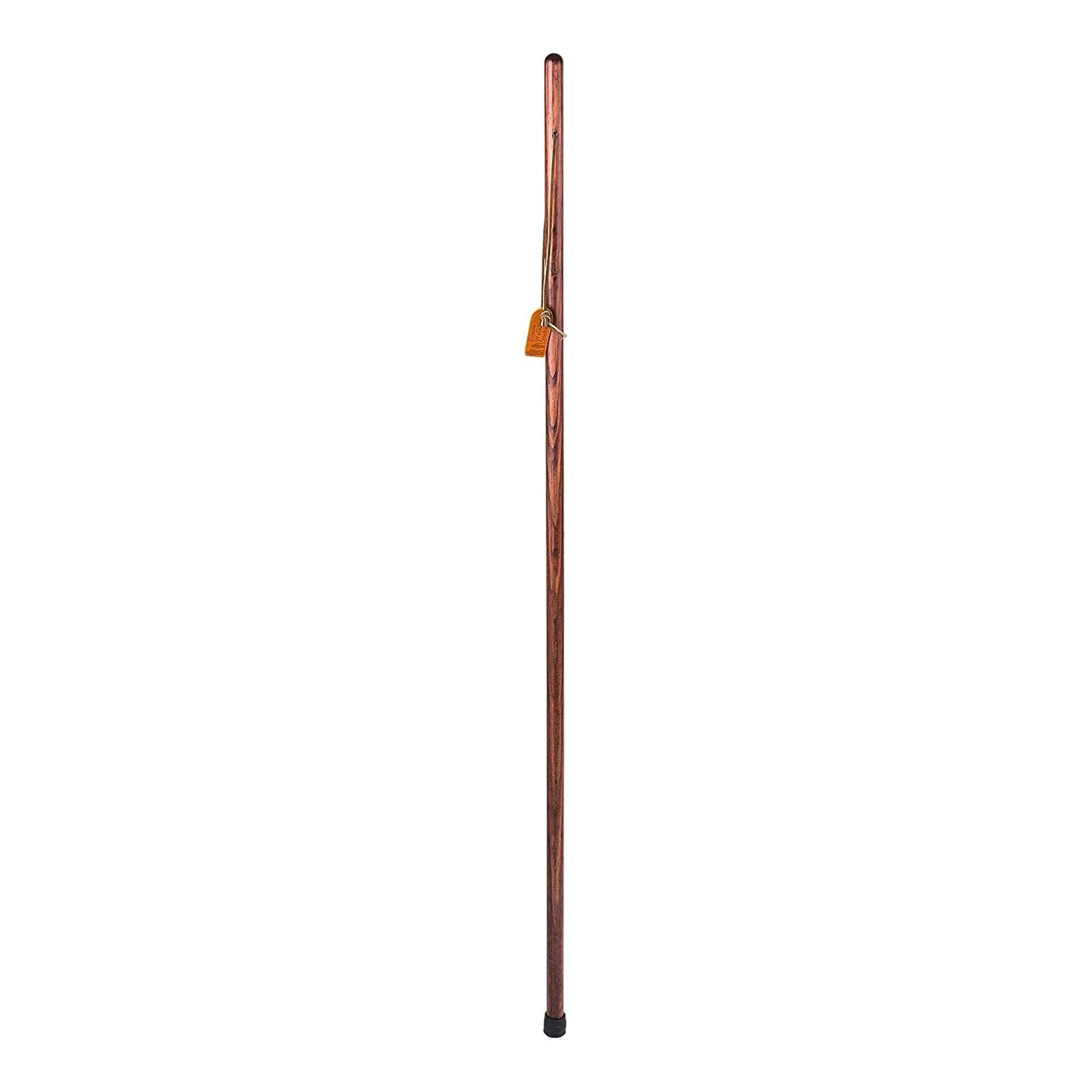 Brazos™ Traditional Straight Pine Handcrafted Walking Stick, 55-Inch, Red