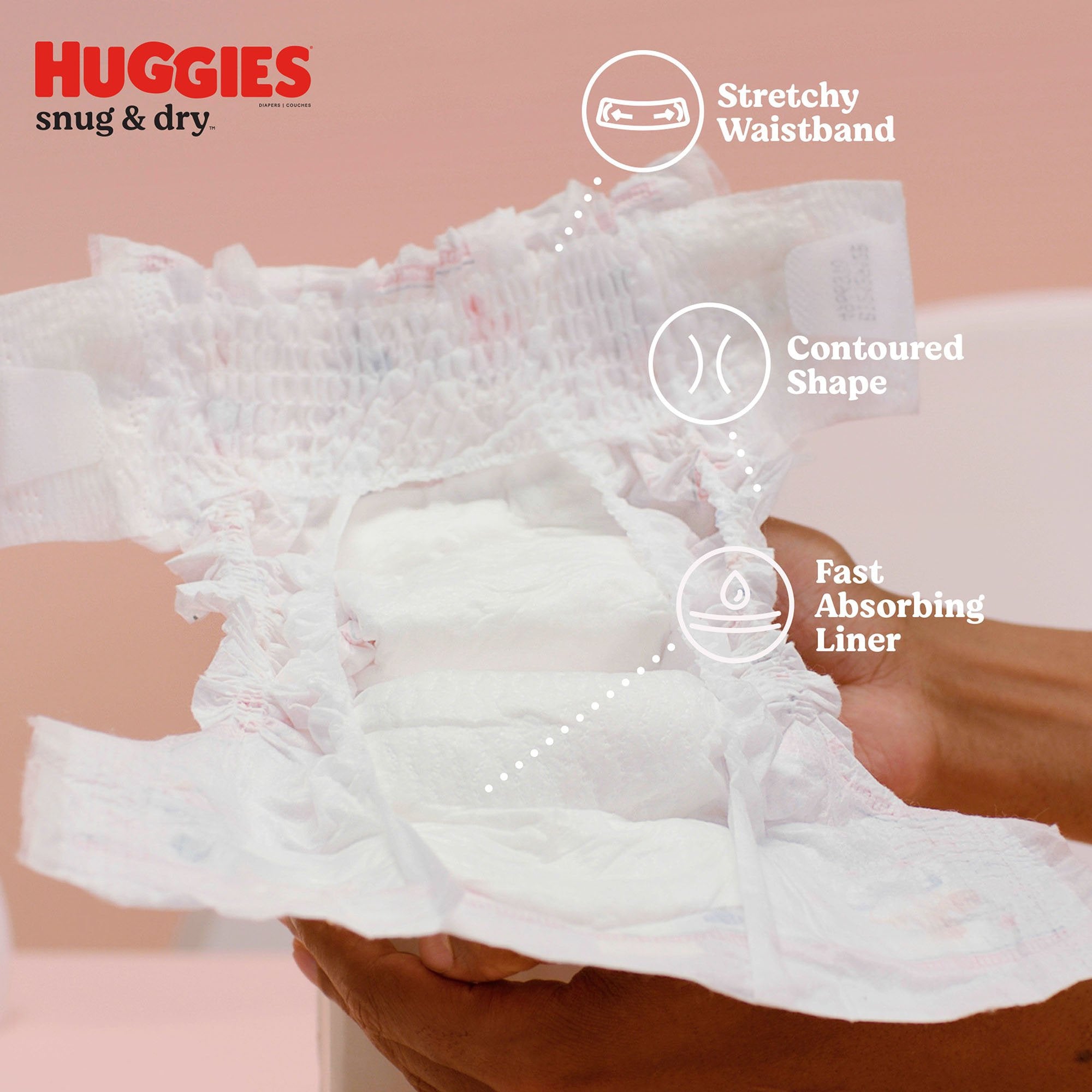 Huggies® Snug & Dry Diaper, Size 3, 31 per Package